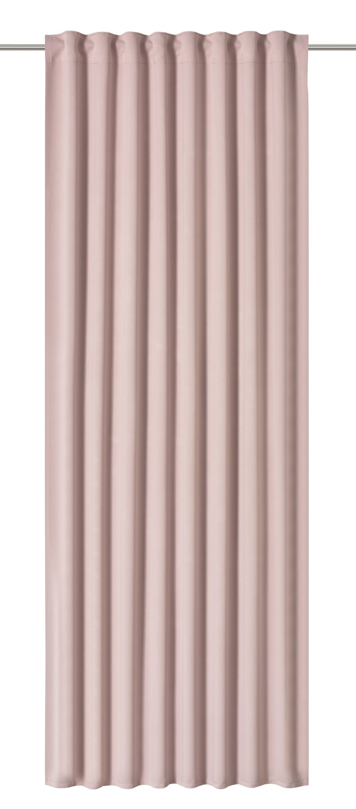 ELBERSDRUCKE Vorhang Gardine mit verdeckten Schlaufen Midnight rosa verdunk günstig online kaufen