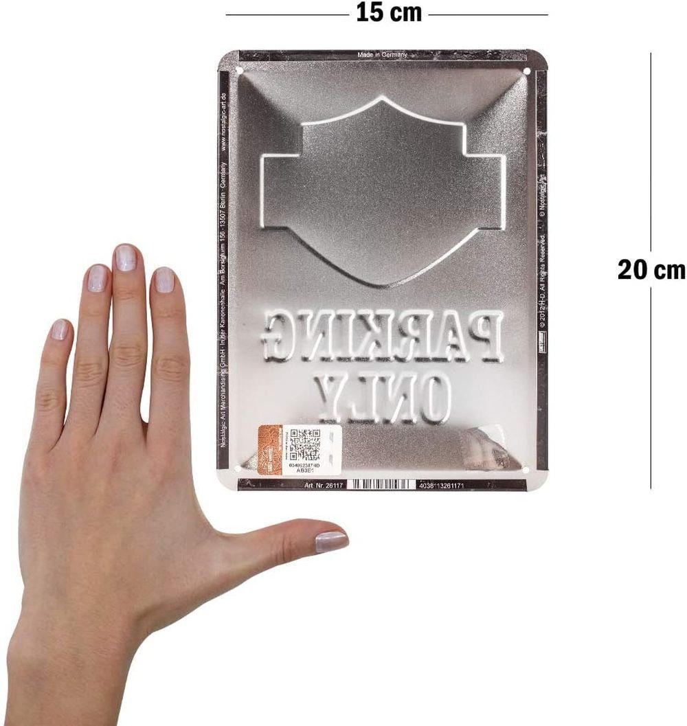 Nostalgic-Art Metallschild Blechschild 15x20 cm - Harley-Davidson - Parking günstig online kaufen