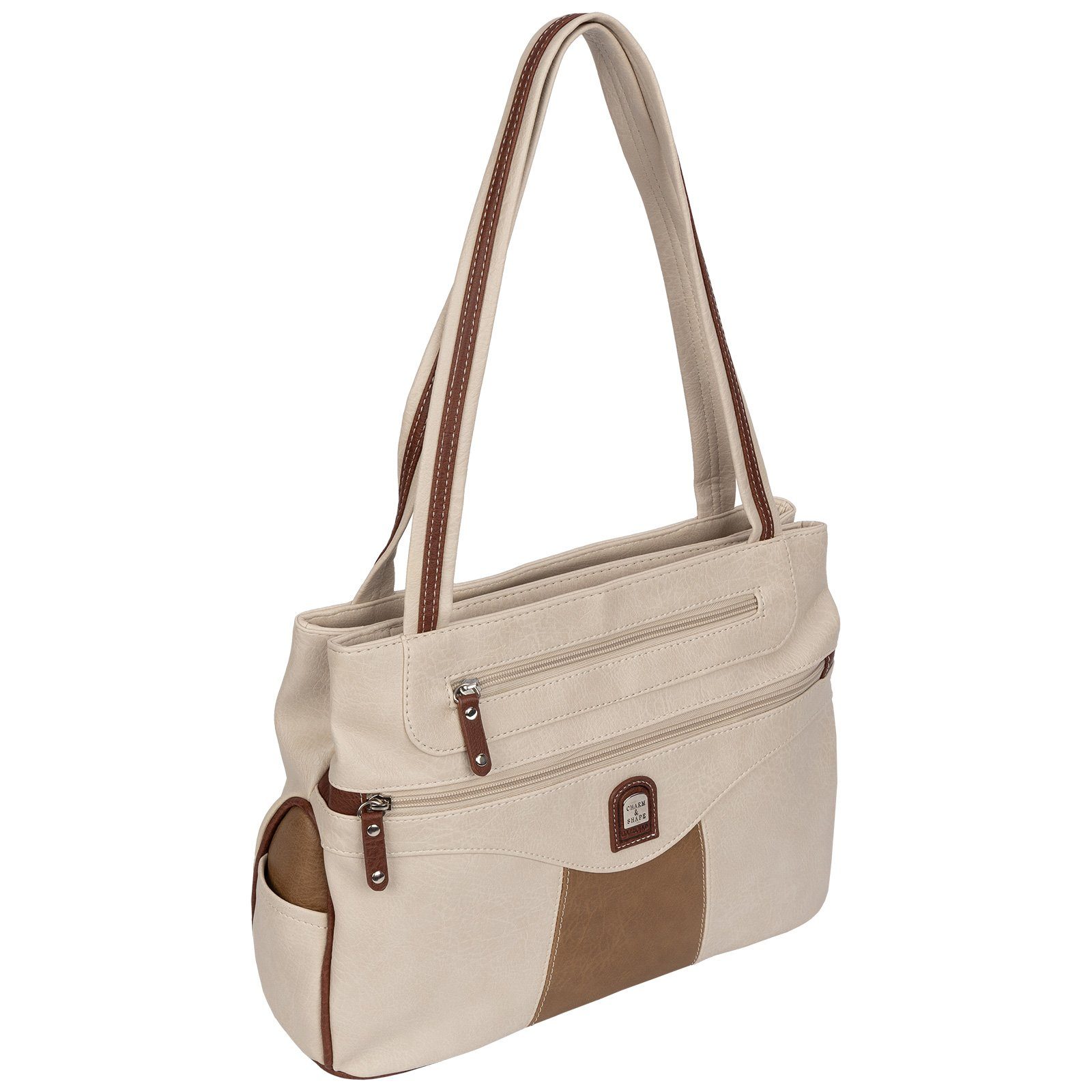 EAAKIE Umhängetasche Damen Tasche Schultertasche Umhängetasche Leder Optik Handtasche, als Schultertasche,Shopper,Handtasche tragbar