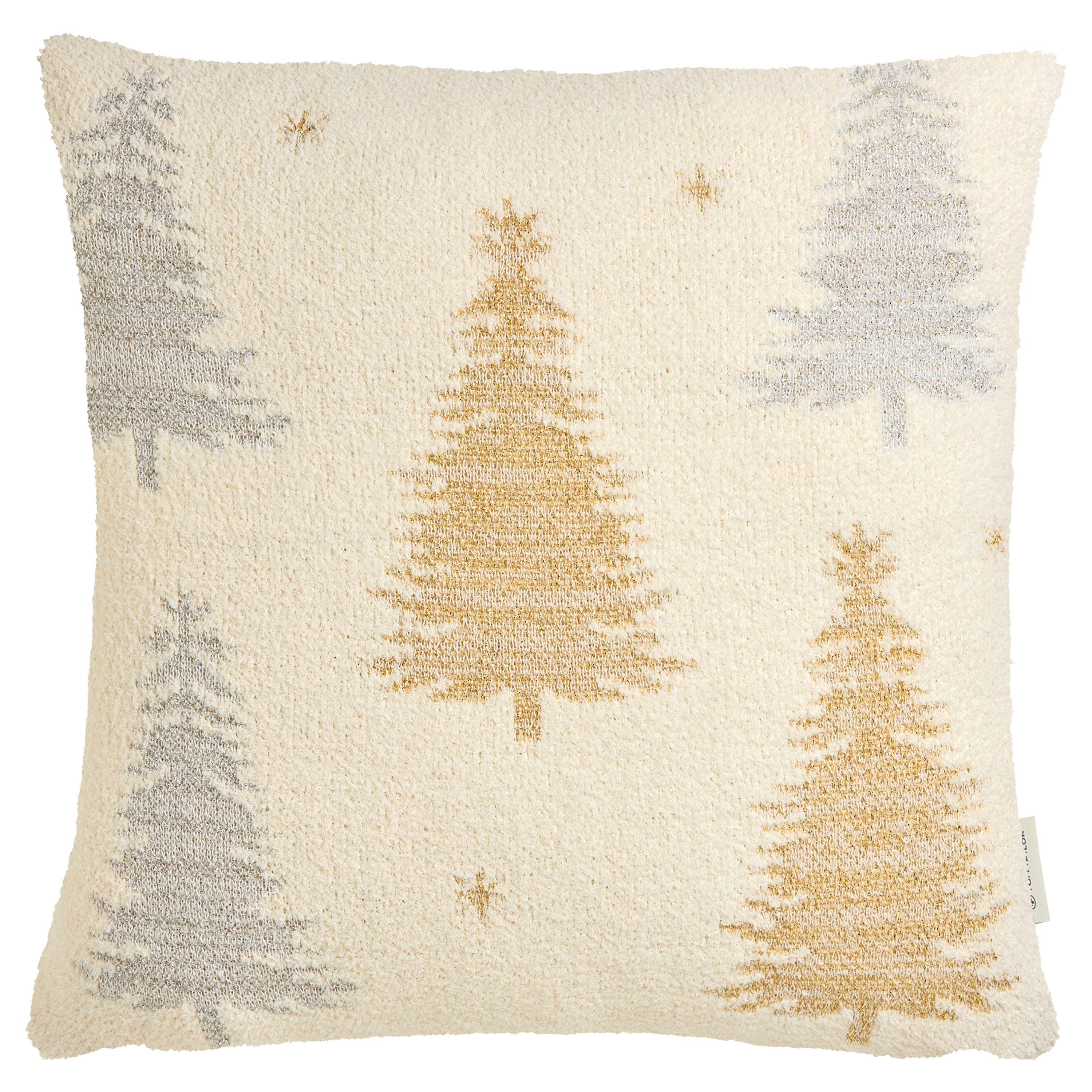 TOM TAILOR HOME Dekokissen Metallic, mit schimmernden Lurexgarnen