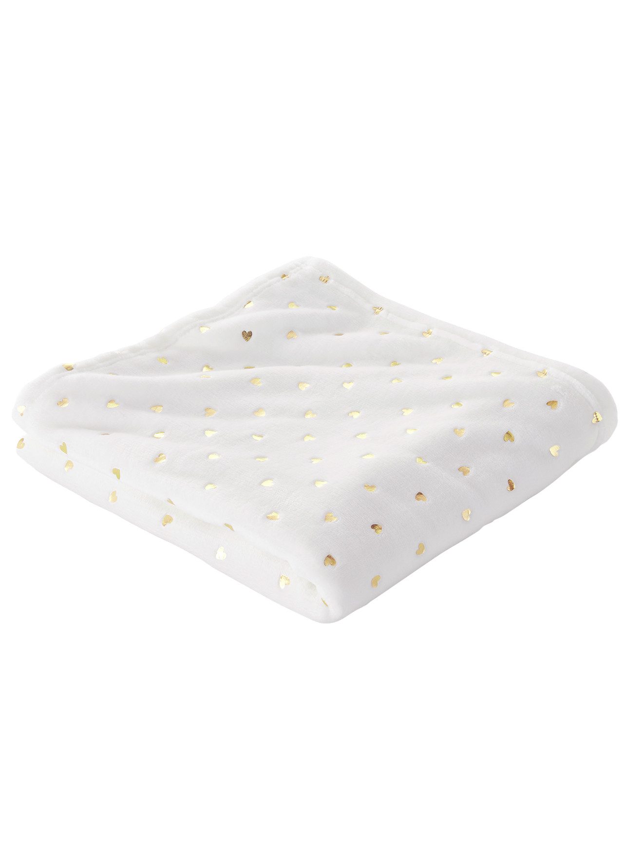 Babydecke Babydecke mit Goldherzen, vertbaudet günstig online kaufen