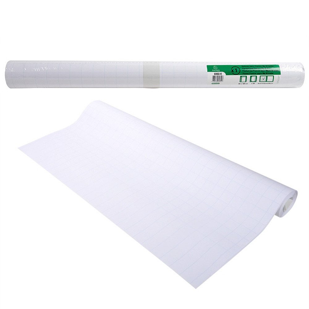 ExaClair Flipchartblock Exacompta Flipchartblock kariert 80g/m² weiß 65x100cm 20 Blatt