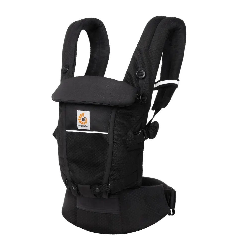 Ergobaby Babytrage Adapt Babytrage Soft Flex Mesh - Onyx Black