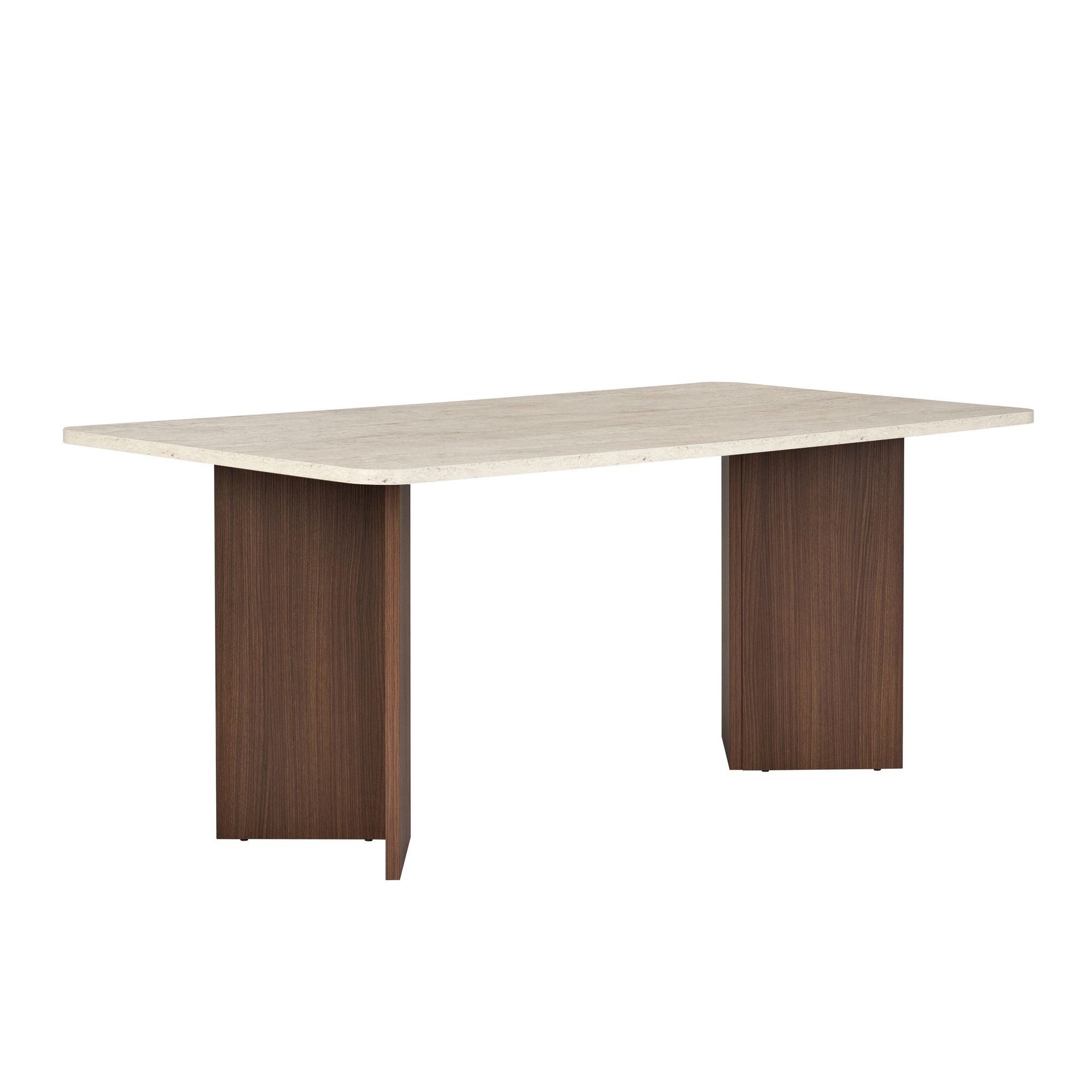 Skye Decor Esstisch Linza (1-St., 1 Tisch), Japandi Design, Rechteckige Tischform, Kratzunempfindlich