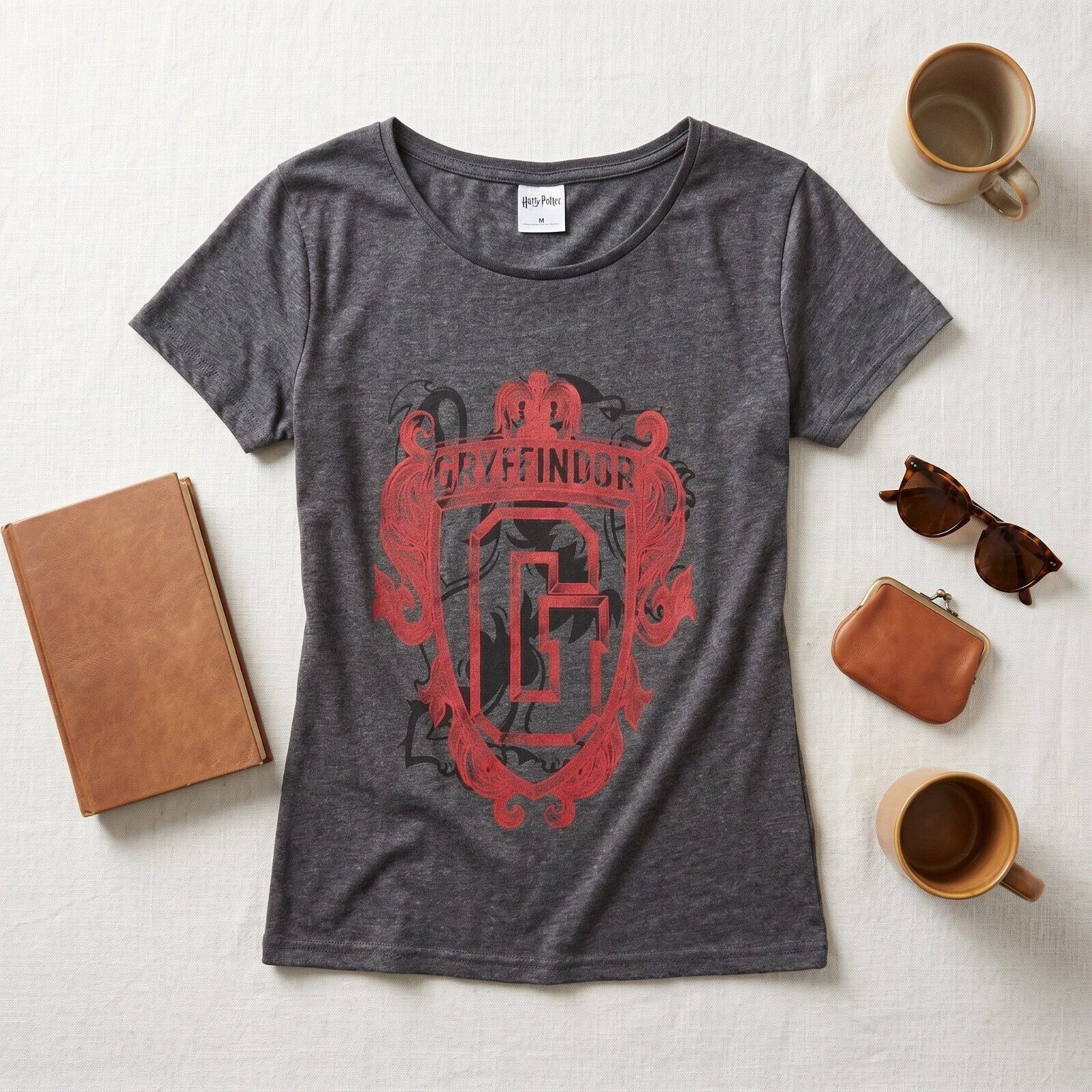 Harry Potter T-Shirt Harry Potter Hogwarts Damen kurzarm Shirt Gr. XS bis XL