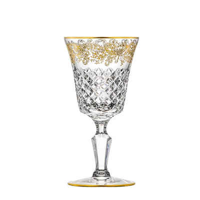 ARNSTADT KRISTALL Weißweinglas Arabeske (17 cm) - Kristallglas mundgeblasen · von Hand geschliffen ·
