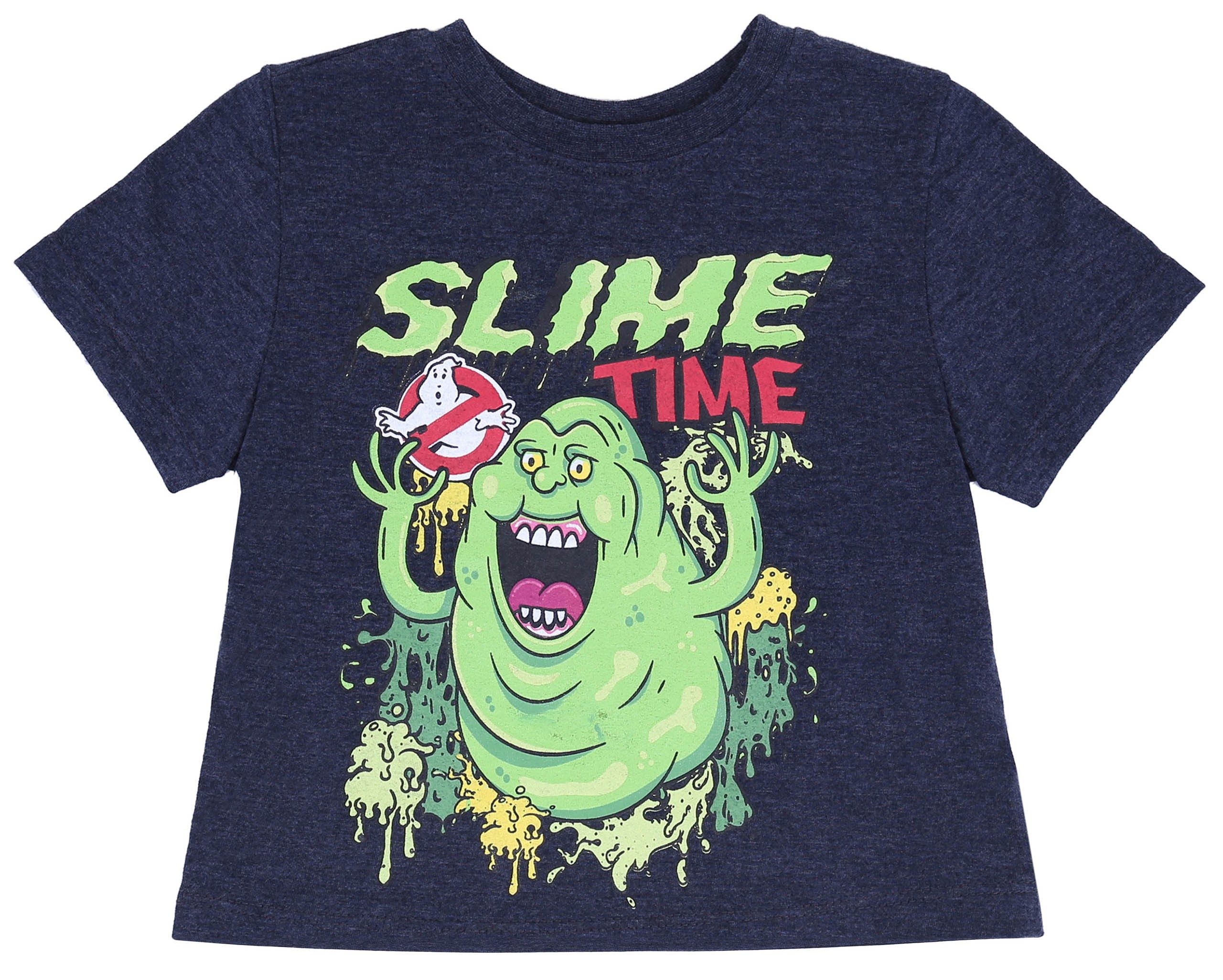 Kurzarmbluse Marineblaues T-shirt GHOSTBUSTERS 2-3 Jahre