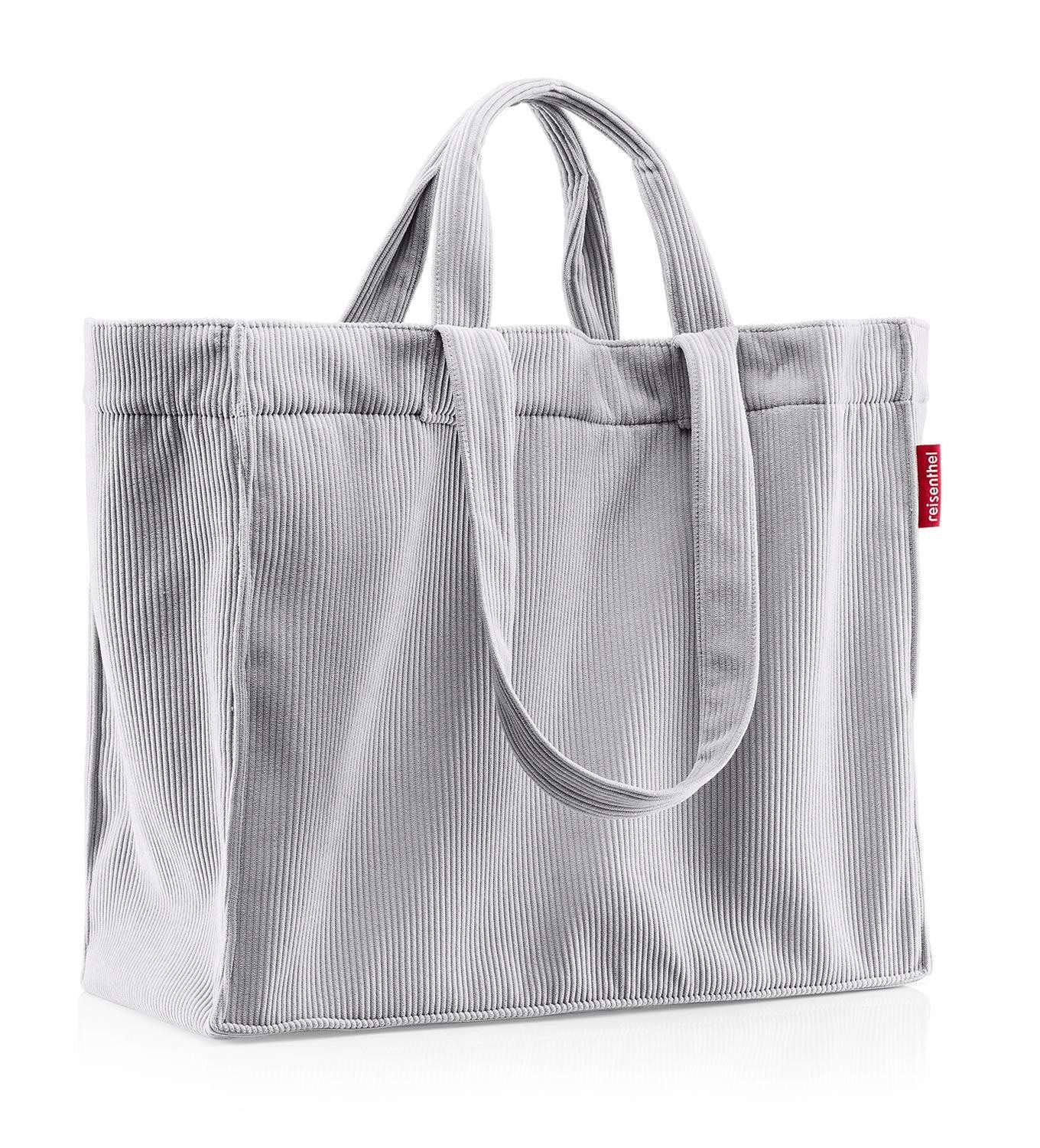 REISENTHEL® Tragetasche SOFTSHOPPER, Grau, Cordoptik, Polyester, 28 Liter, Tragegriffe, B 47 x H 38,5 x T 18 cm