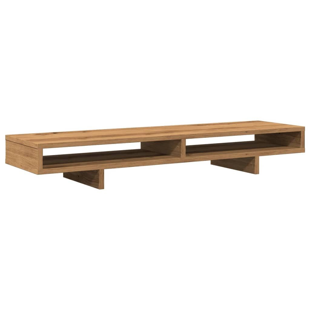 vidaXL Monitorständer Monitorständer Artisan-Eiche 100x27x15 cm Holzwerkstoff