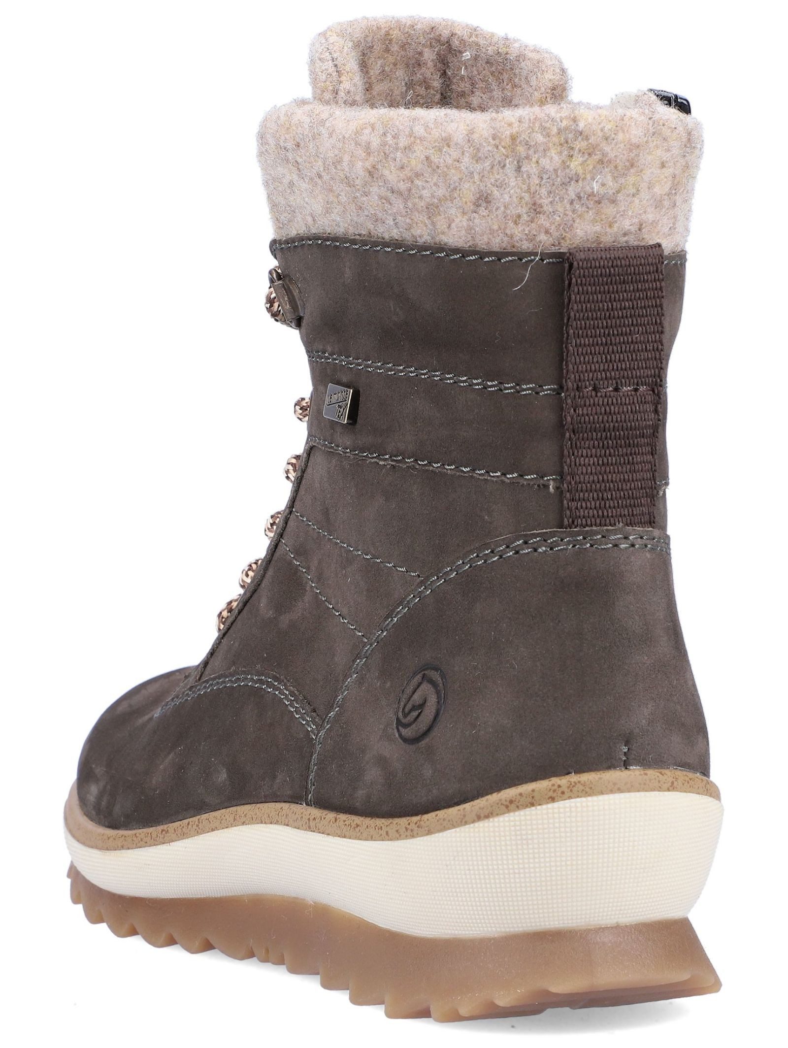Remonte Remonte Stiefelette Veloursleder Schnürstiefelette