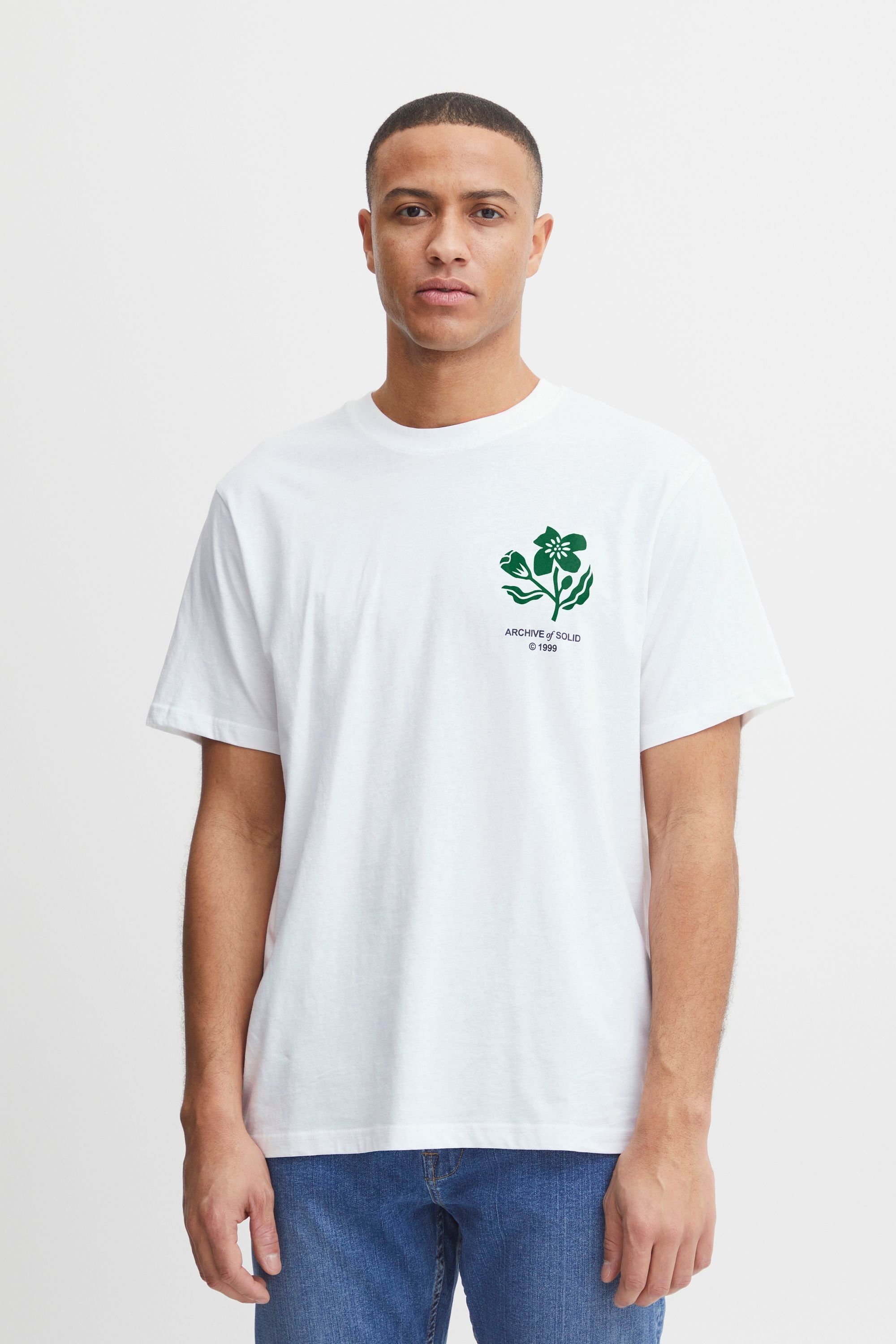Solid T-Shirt SDFulton - (110601) WHITE 21107756