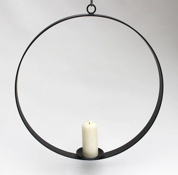 DanDiBo Kerzenhalter Kerzenhalter aus Metall Rund Durchmesser 50 cm Kerzenständer Hängeleuchter