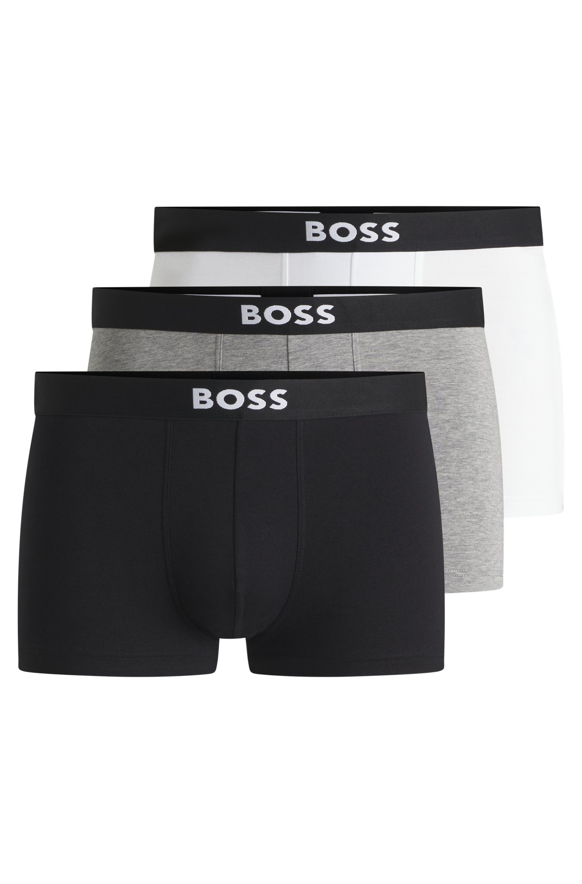 BOSS Trunk 3P Trunk BOSS ONE mit unifarbenen Bund günstig online kaufen