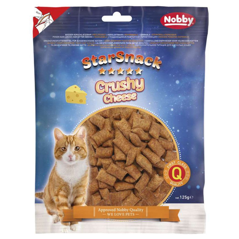 Nobby StarSnack Crushy Cheese 125 g, Snack für: Katze