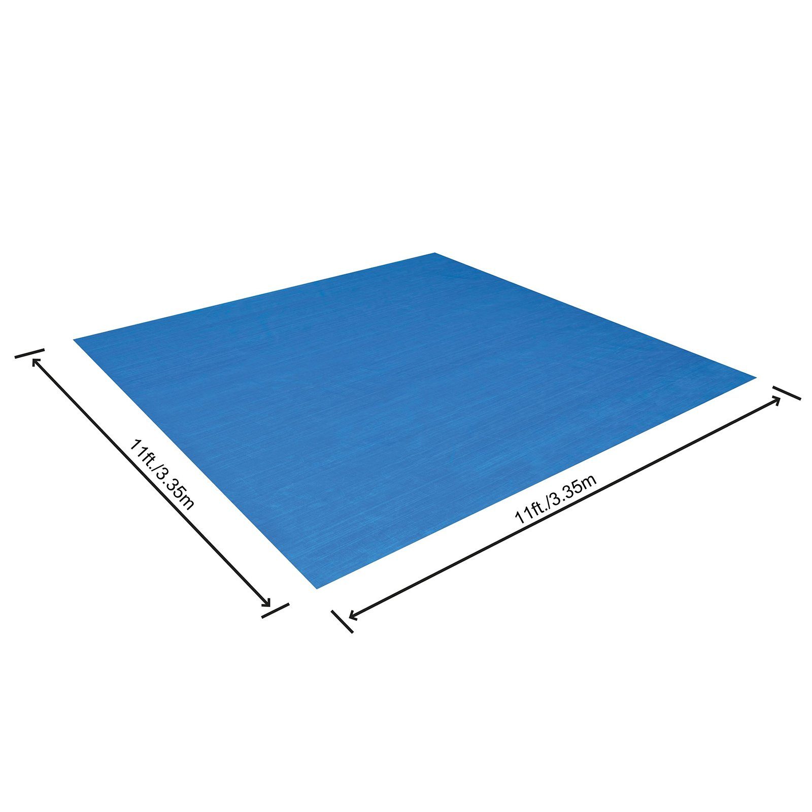 BESTWAY Whirlpoolmatte 58001 Bodenplane Schutzplane Unterlegmatte Swimmingpool 335x335cm, passend für: Pools bis Ø 305cm
