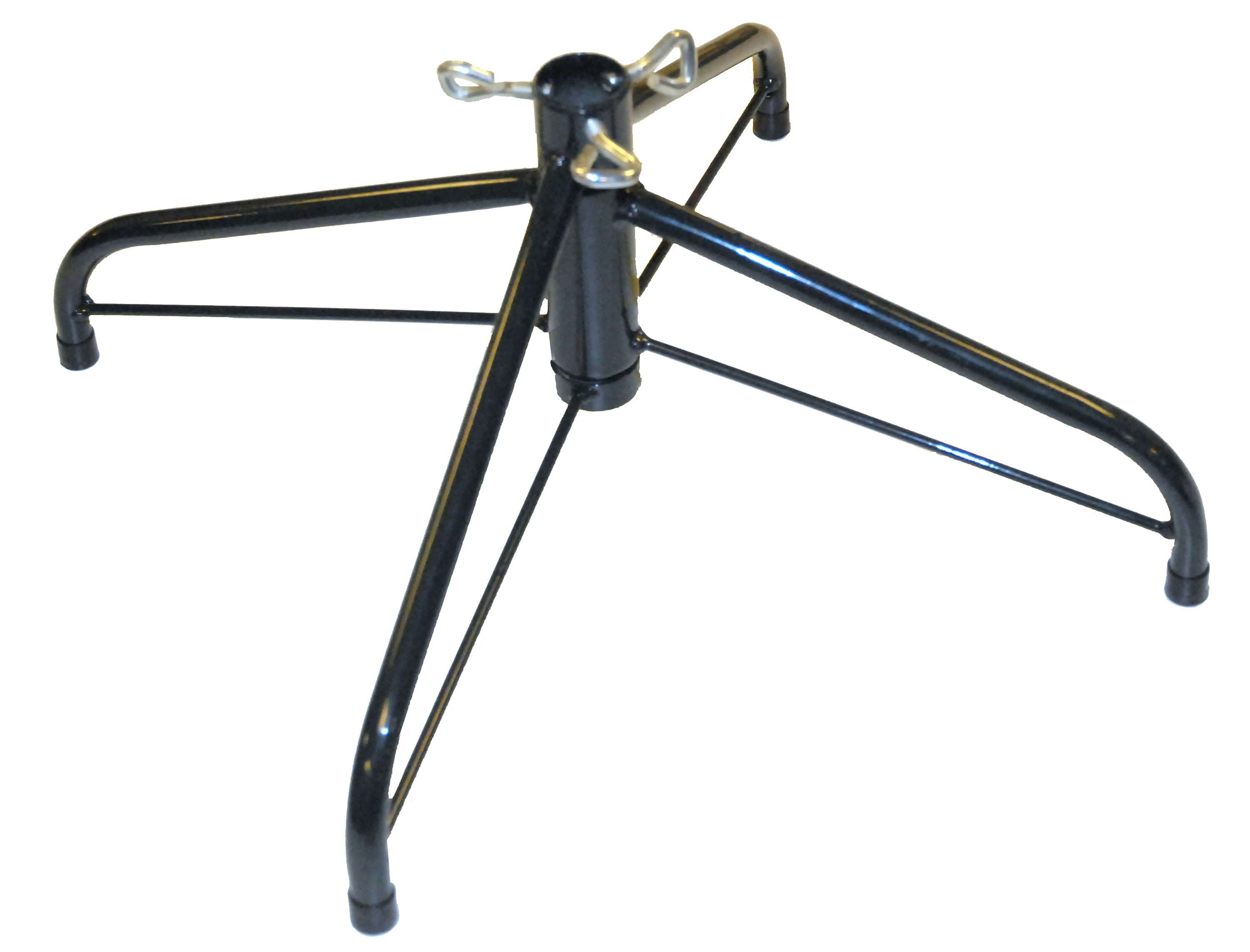 artplants Christbaumständer Weihnachtsbaumständer Darko aus Metall, faltbar, blau-grau, Ø61cm