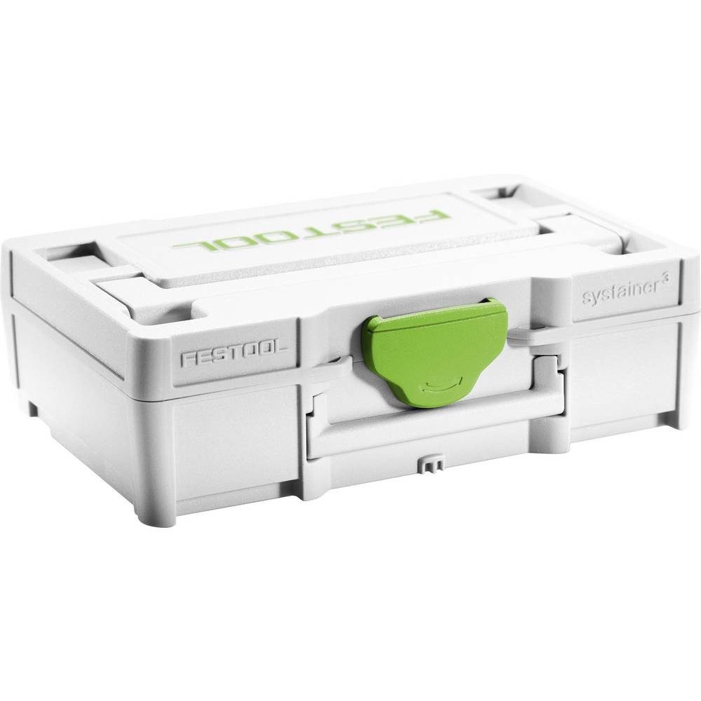 FESTOOL Transportbehälter Systainer SYS3 XXS 33 GRY Transportkiste (L x B x H) 66 x 105 x 31 mm