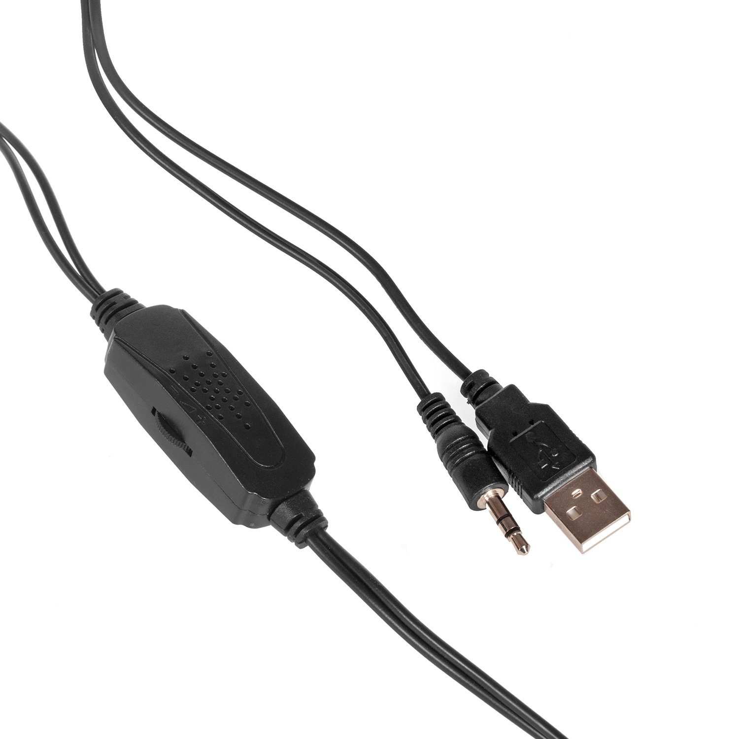 Audiocore AC865 PC-Lautsprecher (USB (5V) Stereo Lautsprecher mit Lautstärkeregelung) – Bild 2 von 5