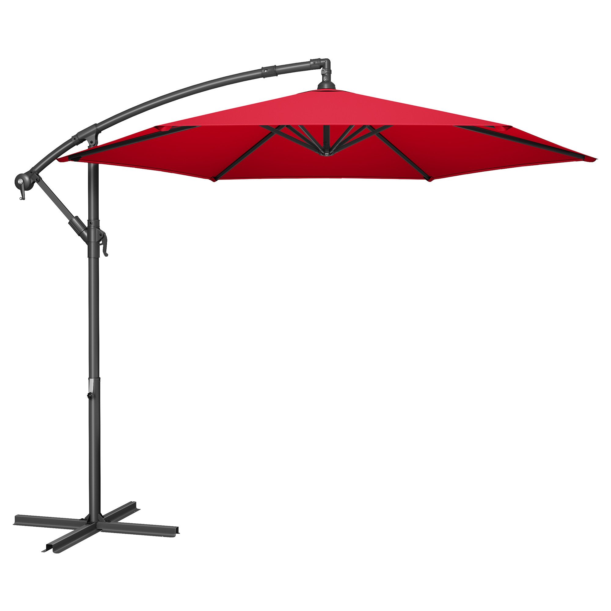 SONGMICS Sonnenschirm Ampelschirm, 300 cm d, Terrasse, Garten, UV-Schutz UPF 50+, Sonnenschutz Balkon
