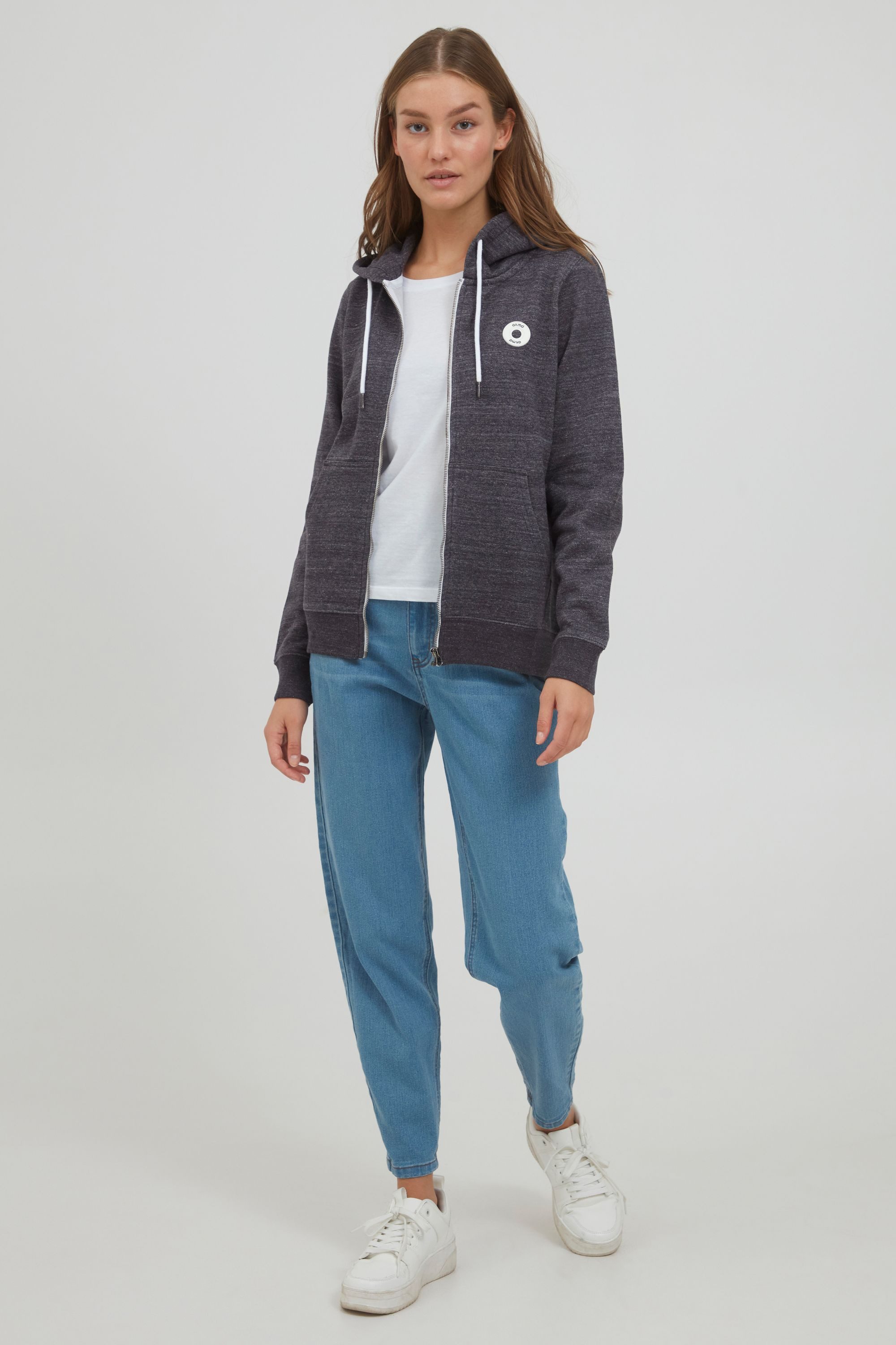 OXMO Kapuzensweatjacke OXHelna Sweatjacke mit Kapuze günstig online kaufen