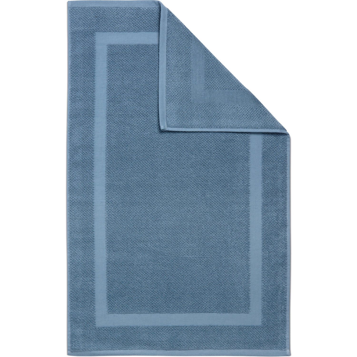 herzbach home Badematte Spa 50x80 cm, Baumwolle, Rechteckig, 1000g/m², Premium-Qualität, 100% Baumwolle, mit Bordüre