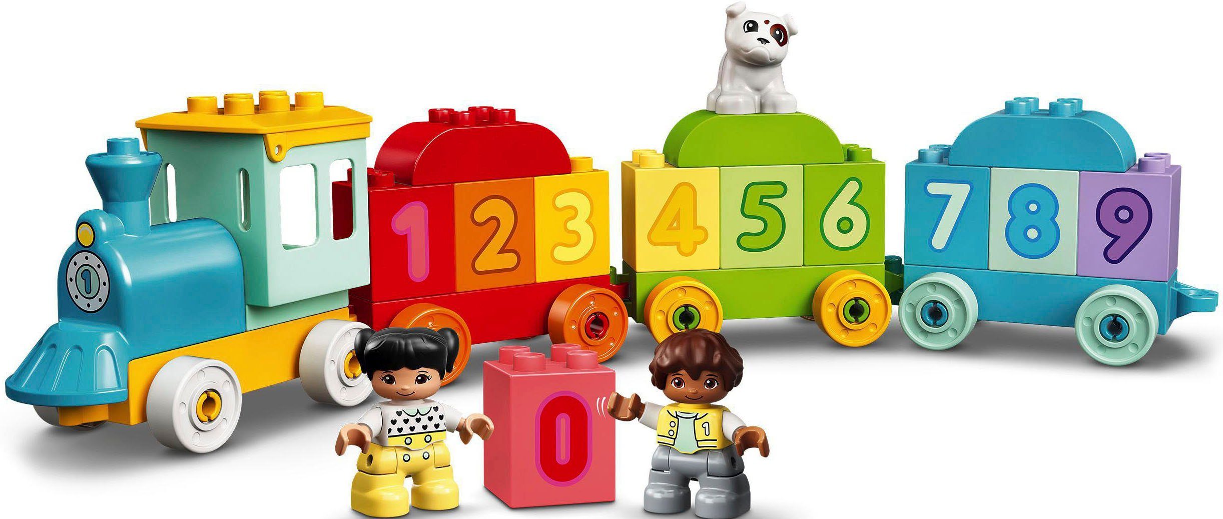 LEGO® – Zahlenzug Play, Konstruktionsspielsteine St) Creative (10954), LEGO® lernen Zählen DUPLO® (23