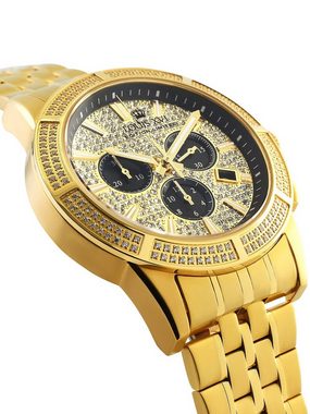 LOUIS XVI Chronograph Louis XVI LXVI1037 Majeste Iced Out Chronograph He