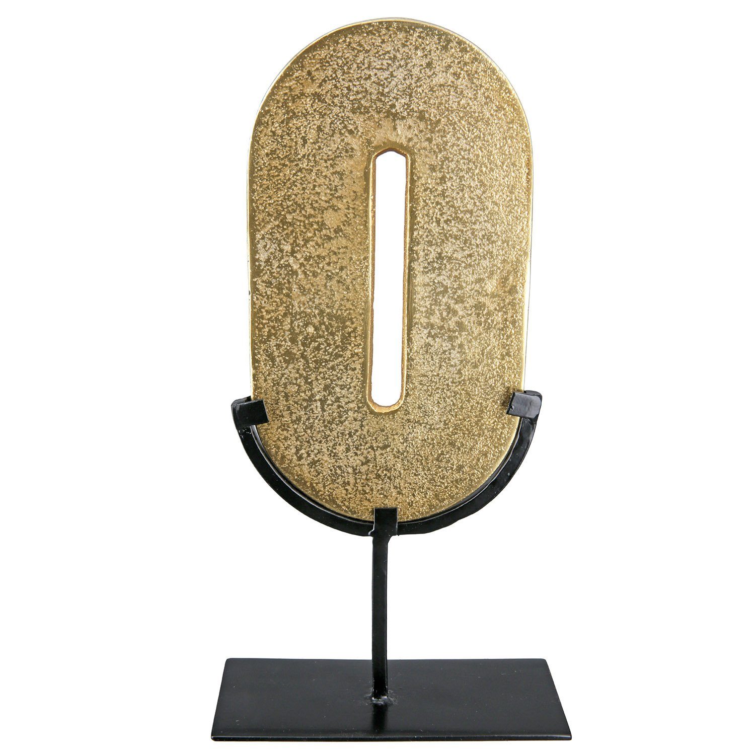 GILDE Dekohänger GILDE Objekt Zero - gold - 19cm 39cm B. H. x