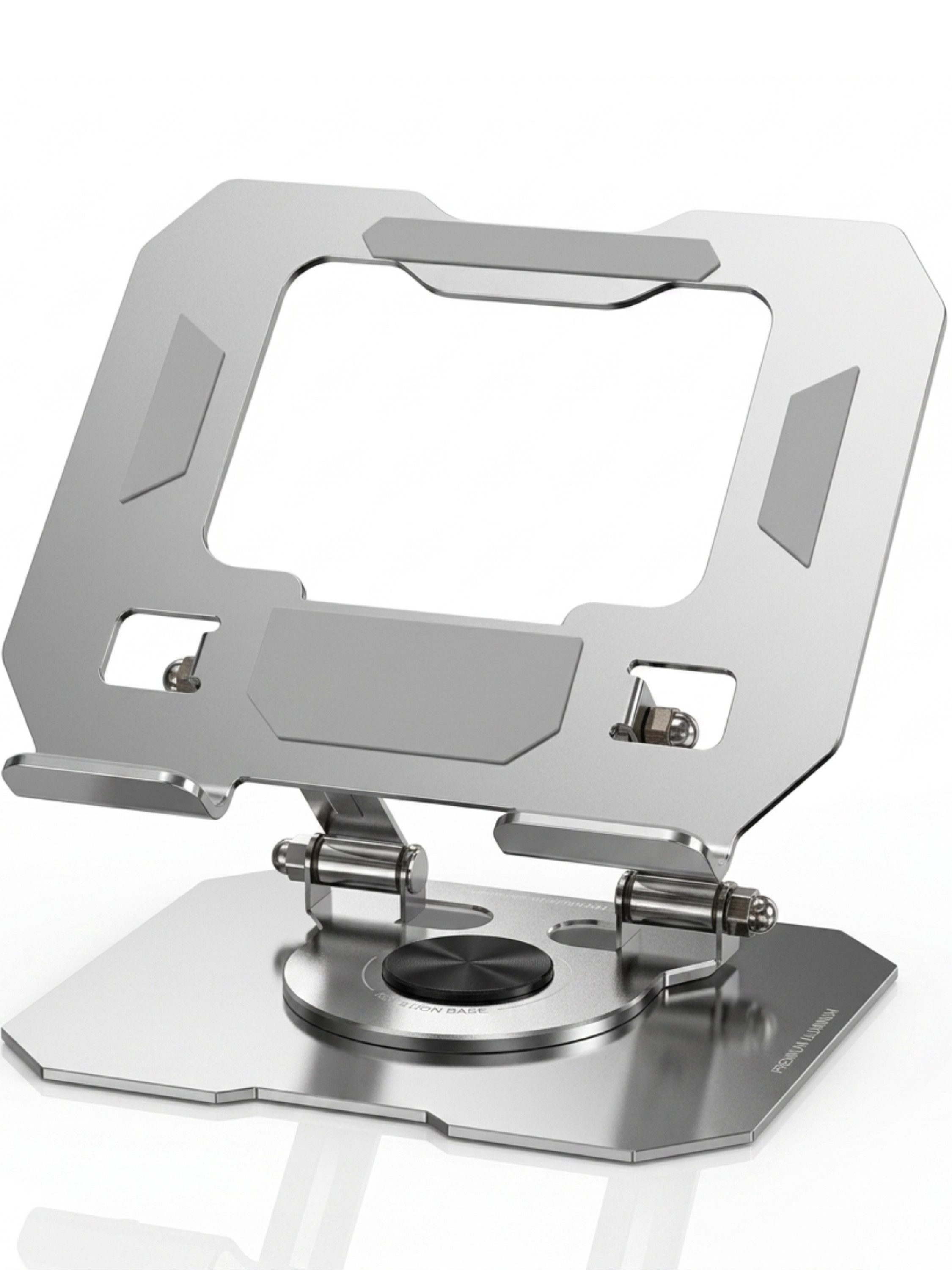 StellarLuma Tablet-Halterung Tablet Halterung für iPad, Android Tablets Smarpthones 360Grad drehbar, (bis 13 Zoll, 1-teilig, Lieferumfang: 1x Tablet-Halterung, 360° FLEXIBILITÄT: Drehbar, höhenverstellbar & kompakt faltbar)
