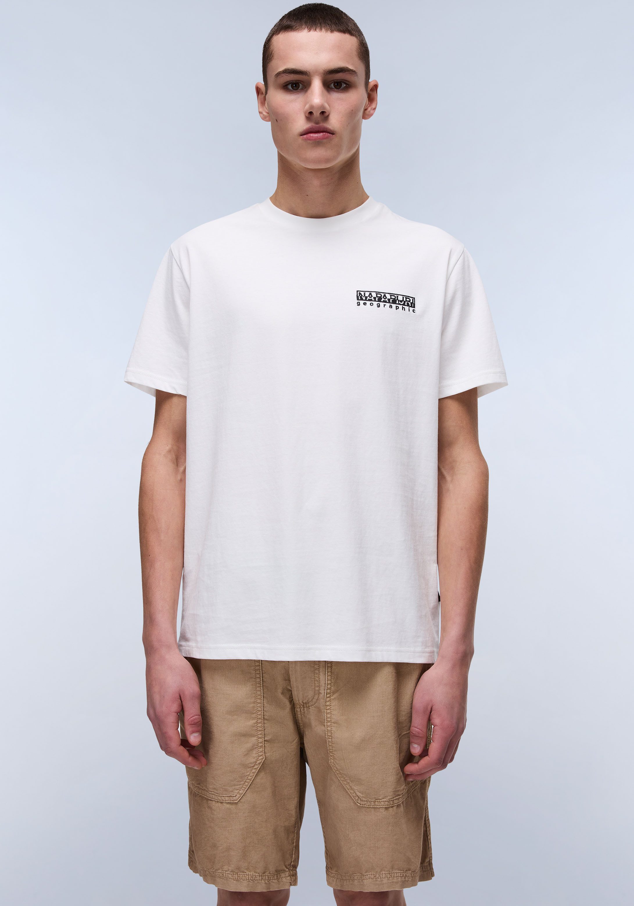 Napapijri Kurzarmshirt S-VIGNONI BACK SS Mit Rundhalsausschnitt günstig online kaufen