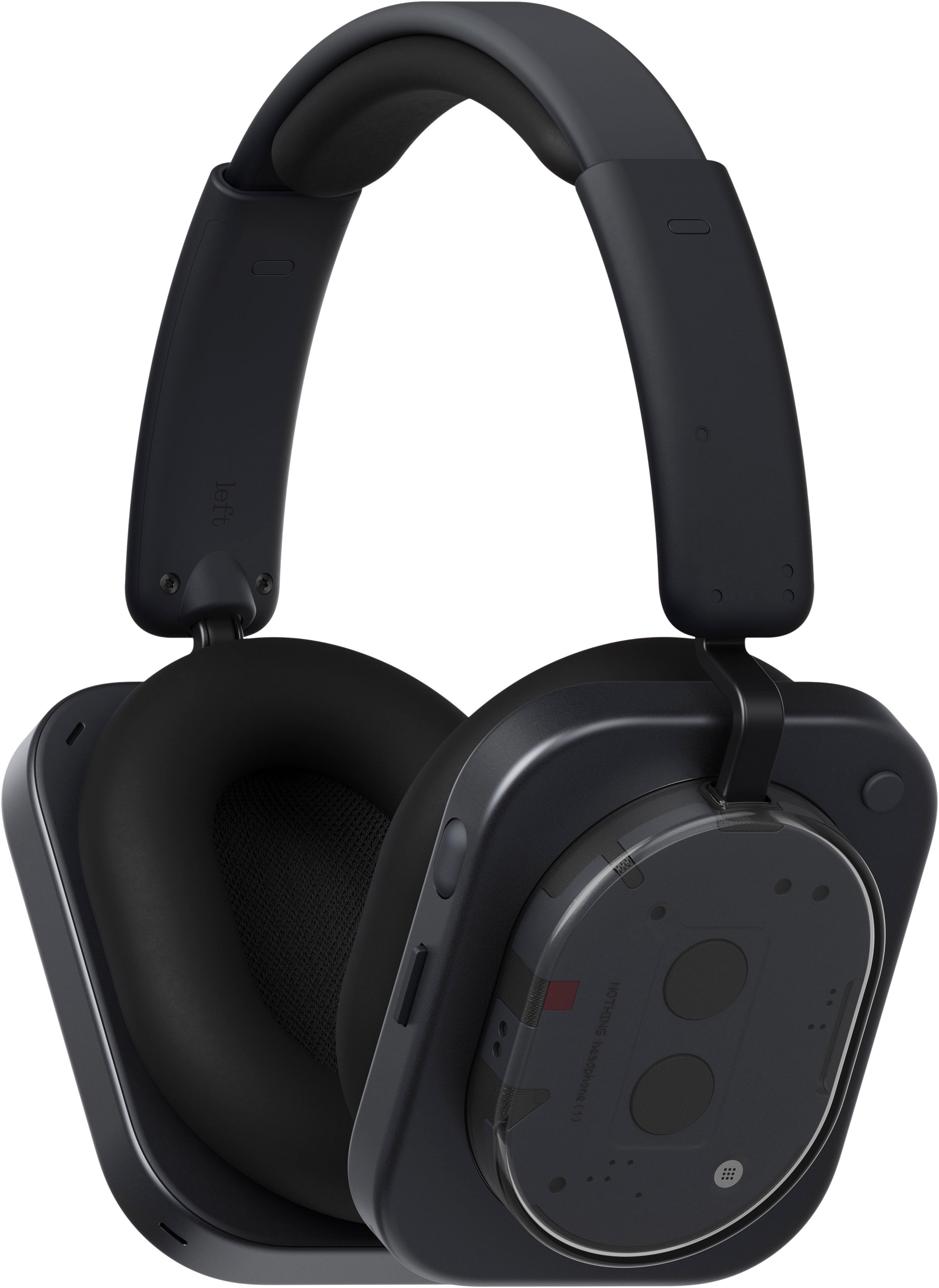 NOTHING Headphone (1) Over-Ear-Kopfhörer (Active Noise Cancelling (ANC), Hi-Res, On-Ear-Erkennung, Transparenzmodus, Bluetooth)