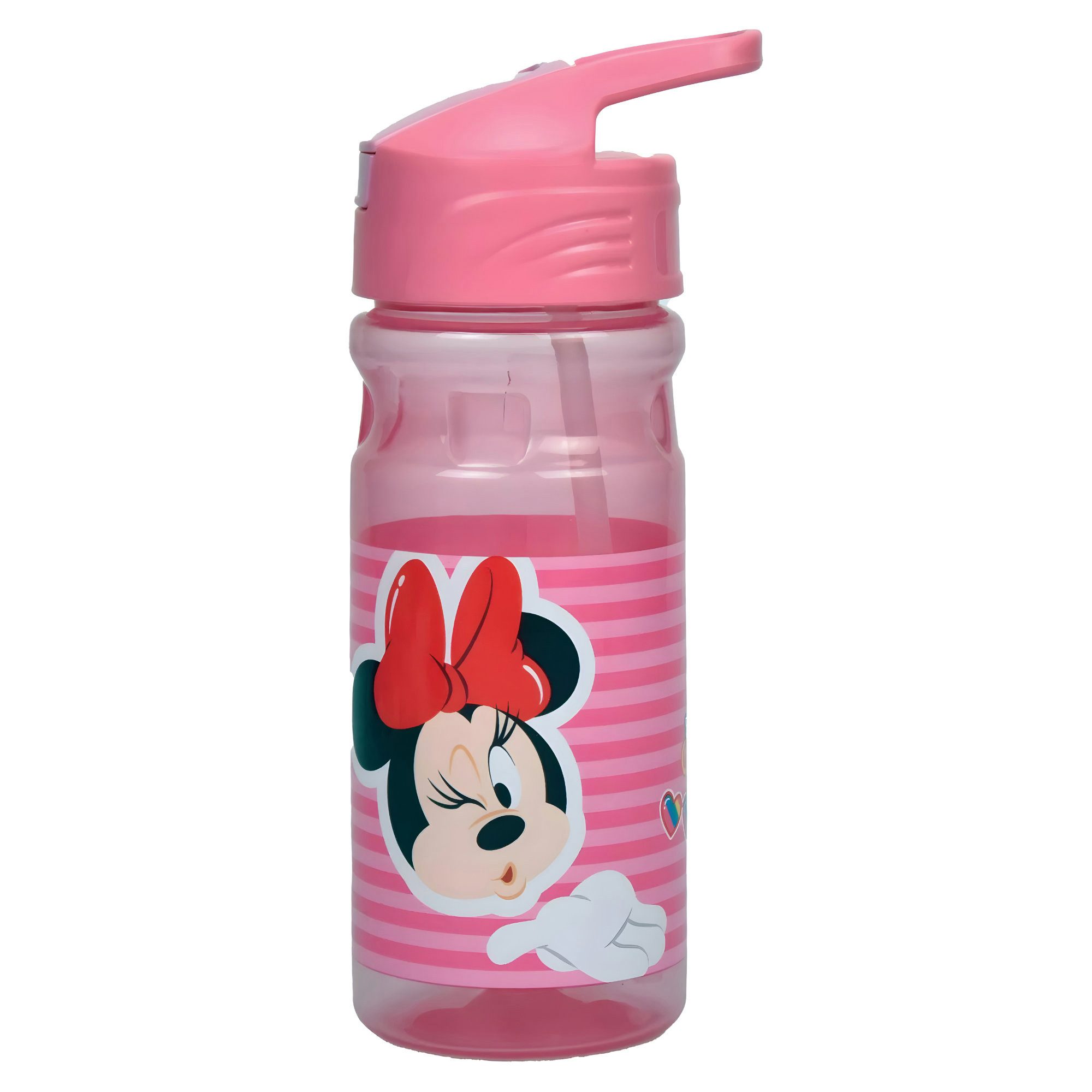 Disney Lunchbox Disney Minnie Maus 2 teiliges Lunch Set Brotdose Trinkflasche 500 ml, (2-tlg., Spar-Set)