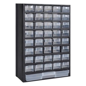vidaXL Werkzeugbox Sortimentskasten mit 41 Fächern 2 Stk. Kunststoff (2 St)