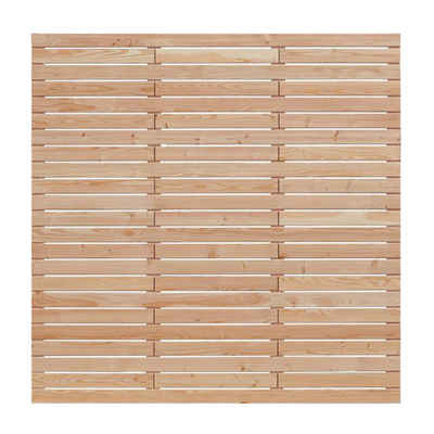 Mega-Holz Sichtschutzelement Valentina Sichtschutzzaun Set 1 Zaun inkl. 2 Pfosten, (Sparset, 7-St), hochwertige europäische Lärche