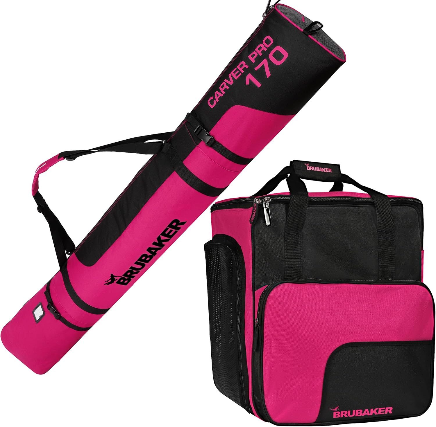BRUBAKER Sporttasche Carver Pro Skitasche Kombi Set (2-tlg., reißfest und n günstig online kaufen