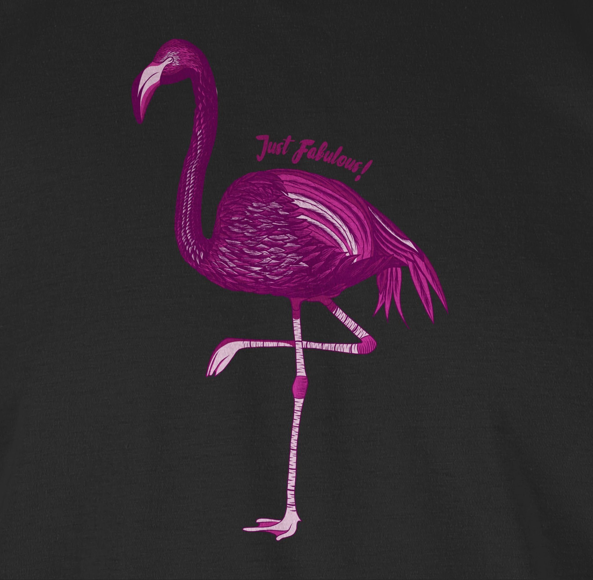 Herren Shirts Shirtracer T-Shirt Flamingo - Just Fabulous - Vogel Zubehör - Herren Premium T-Shirt Vögel Deko