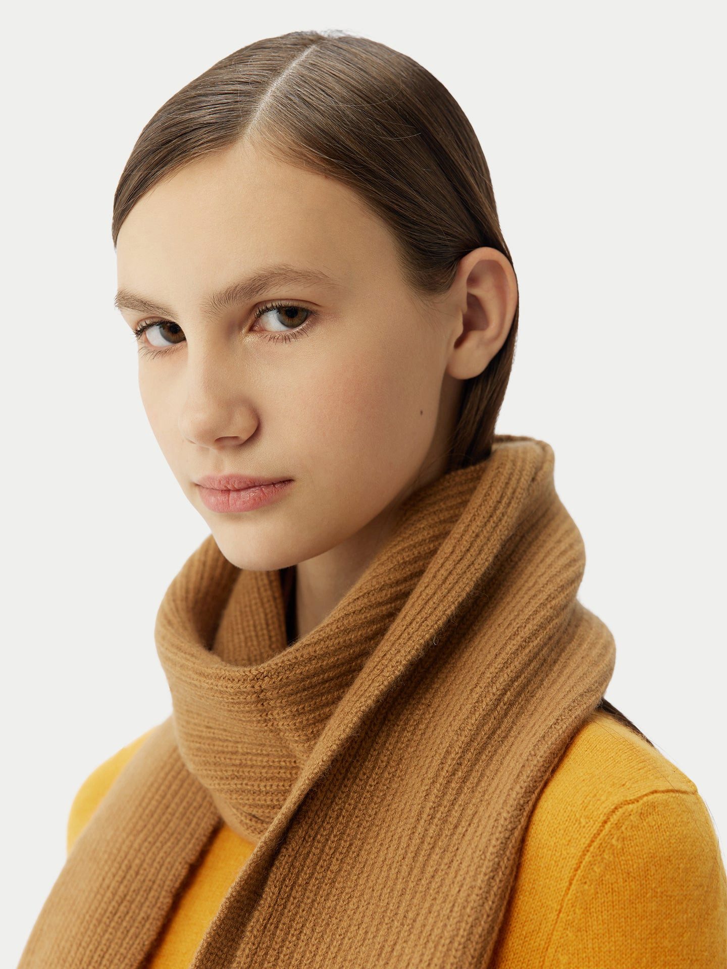 GOBI Cashmere Strickschal Schal mit Patentmuster