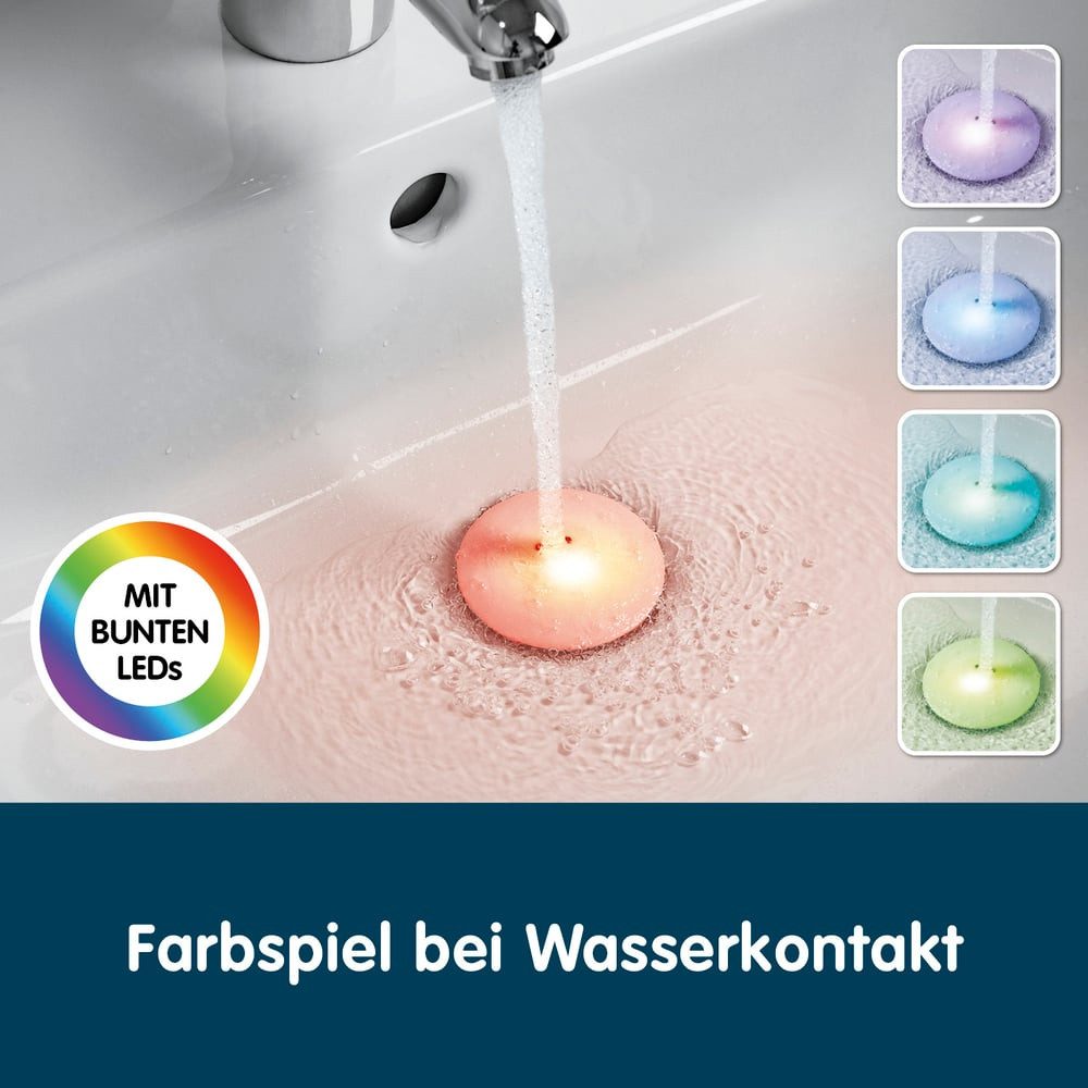 Abfluss-Fee Waschbeckenstöpsel LED Abflussstopfen Stöpsel, vermindert schlechte Gerüche – Bild 2 von 5