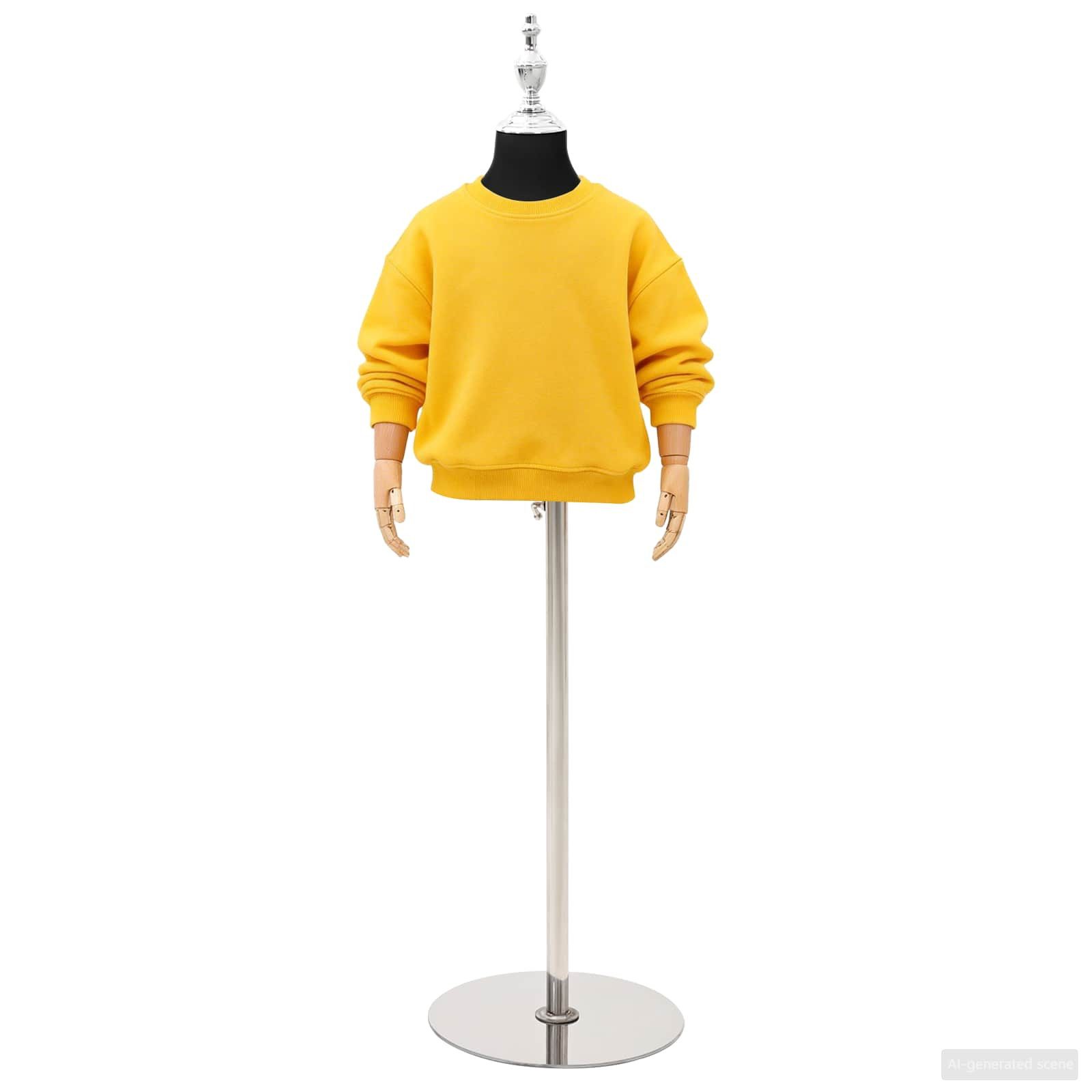 vidaXL Kunsthaarperücke Verstellbares 120-157 cm Mannequin mit Basis Unisex PP Schwarz