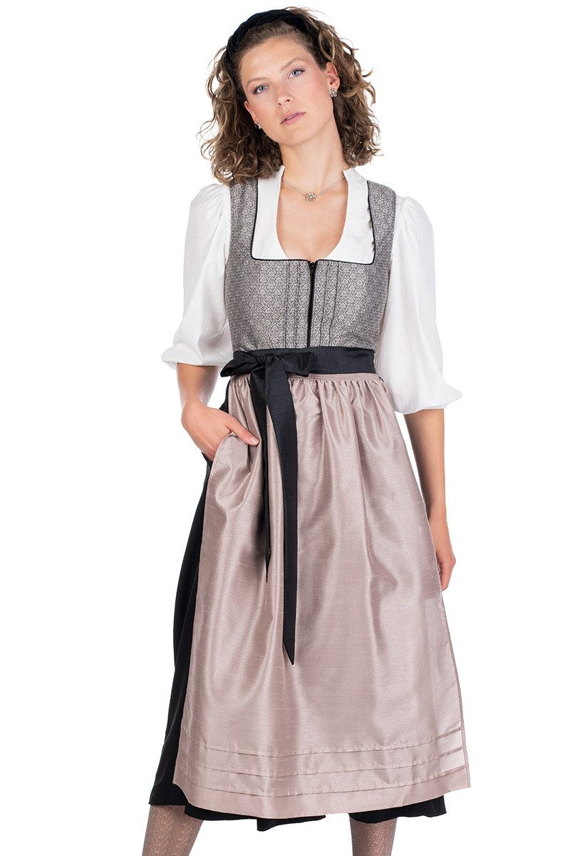 Spieth & Wensky Dirndl Dirndl lang 2tlg. - GAZELLE - schwarz günstig online kaufen