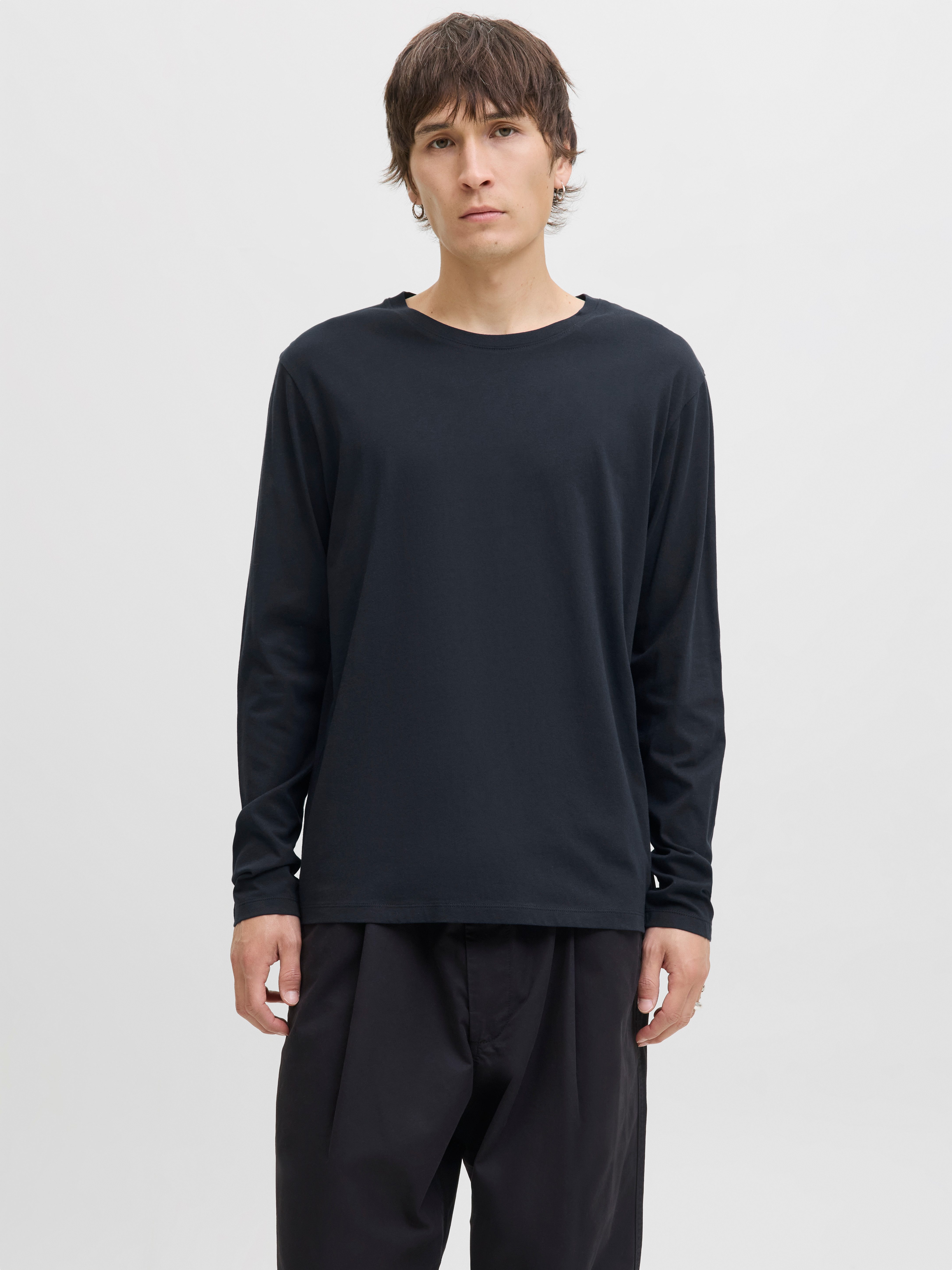 Jack & Jones Rundhalsshirt JJEORGANIC BASIC TEE LS O-NECK NOOS günstig online kaufen