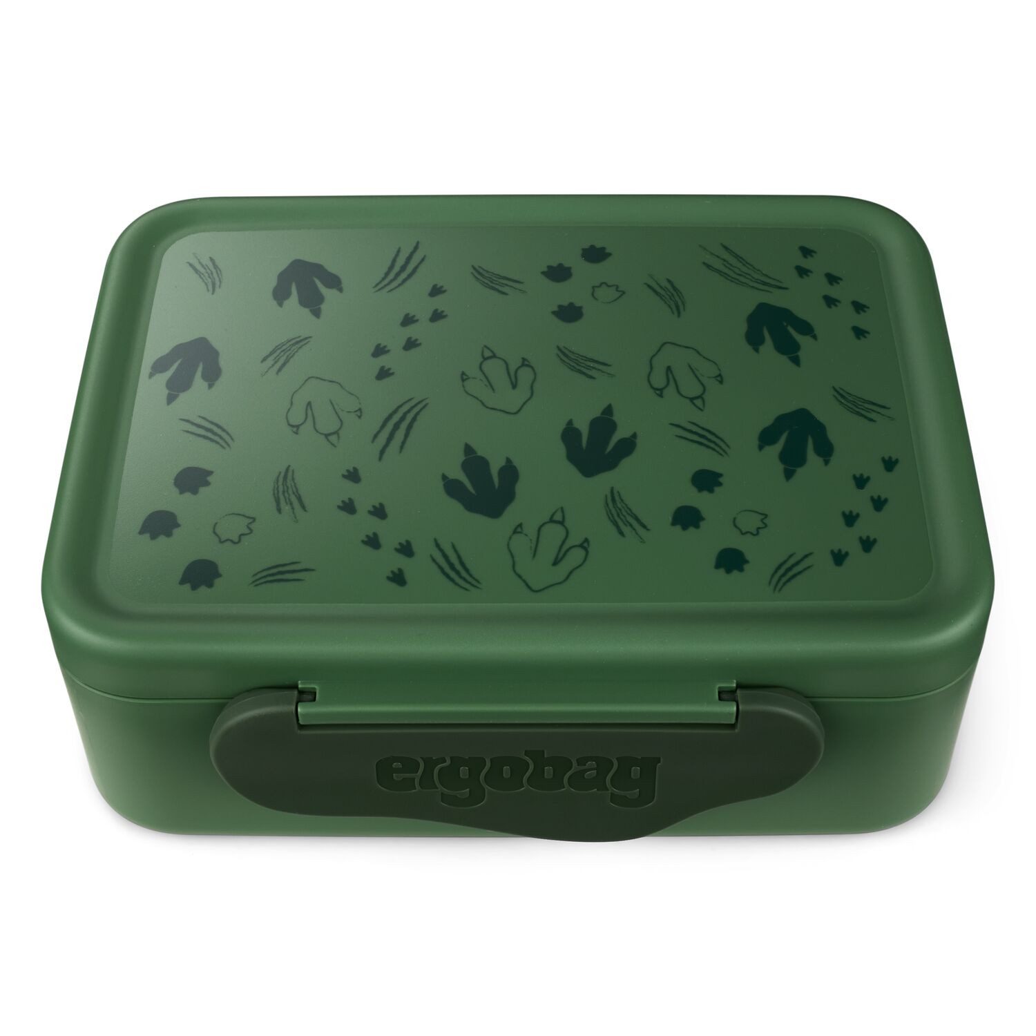 ergobag Trinkflasche Kunststoff Brotdose Dino, Brotbox, Lunchbox, Pausenbox, Snackbox