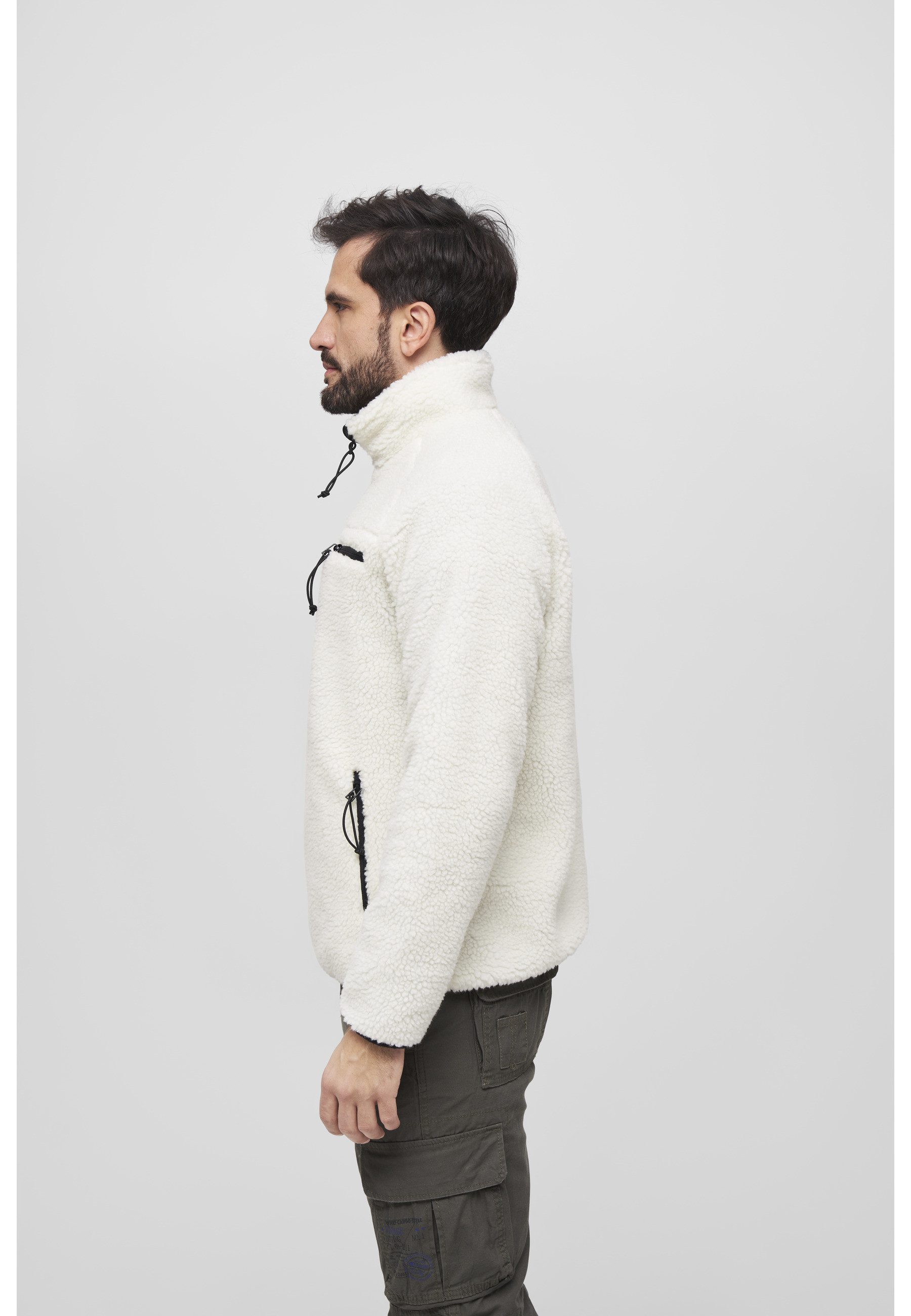 Brandit Kapuzenpullover Brandit Herren Teddyfleece Troyer (1-tlg) – Bild 4 von 5