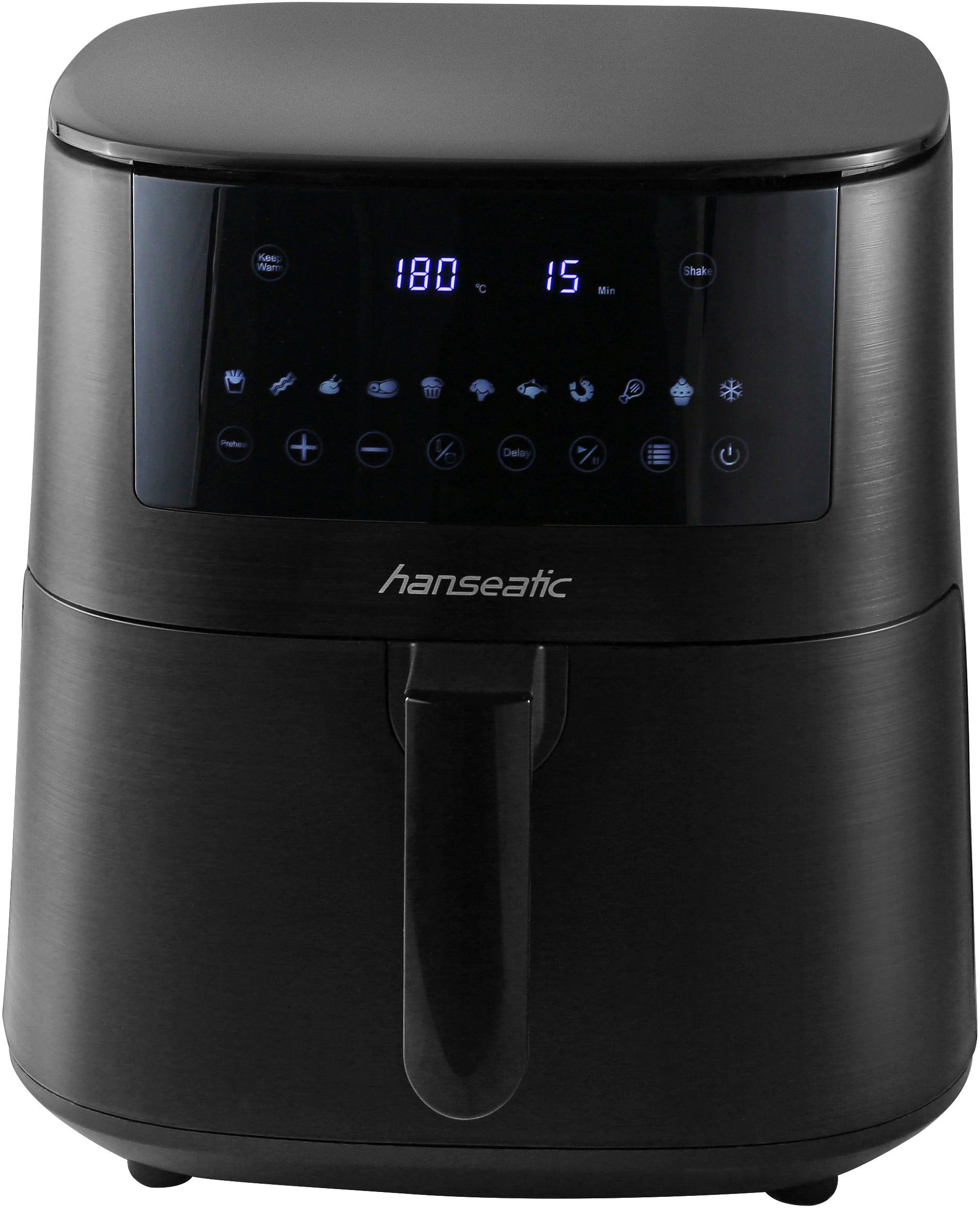 Hanseatic Heißluftfritteuse HAF651650BCU, 1650 W