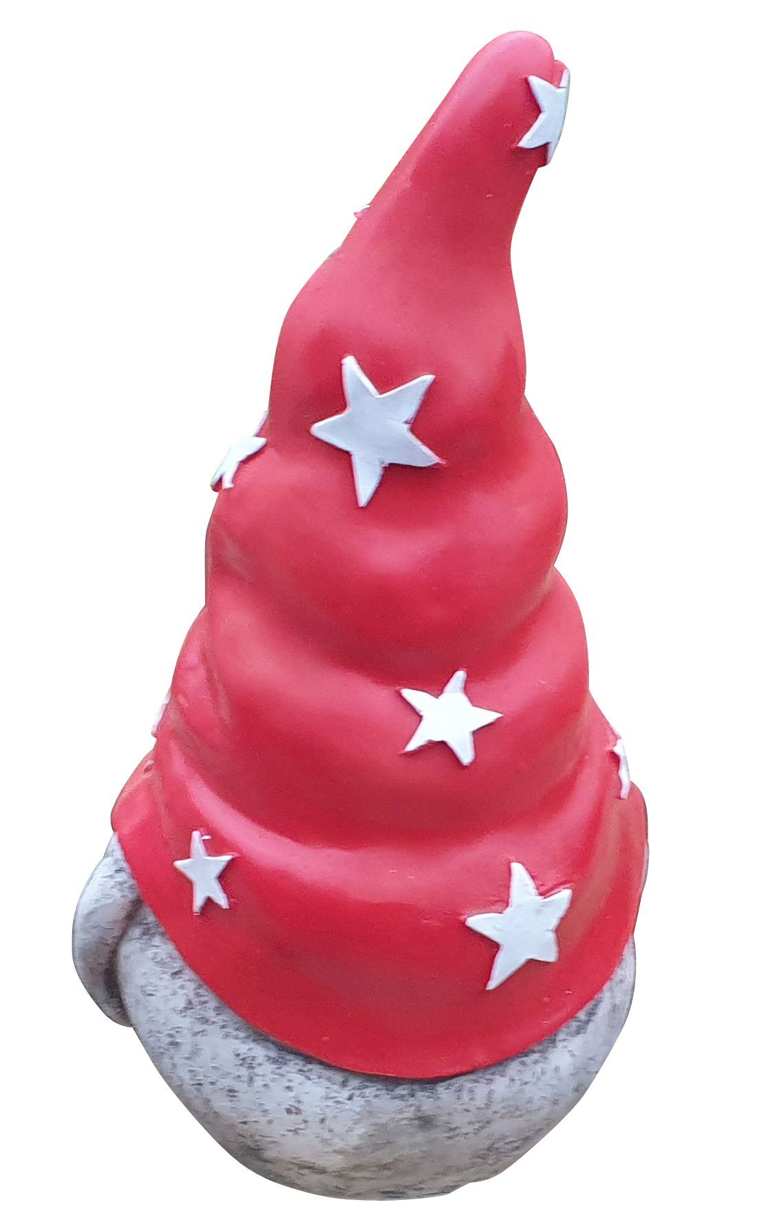 St), Gnom mit Gartenfigur Wichtel Deko-Figur Plus lustige Mütze, (1 rote wetterfest, Fachhandel