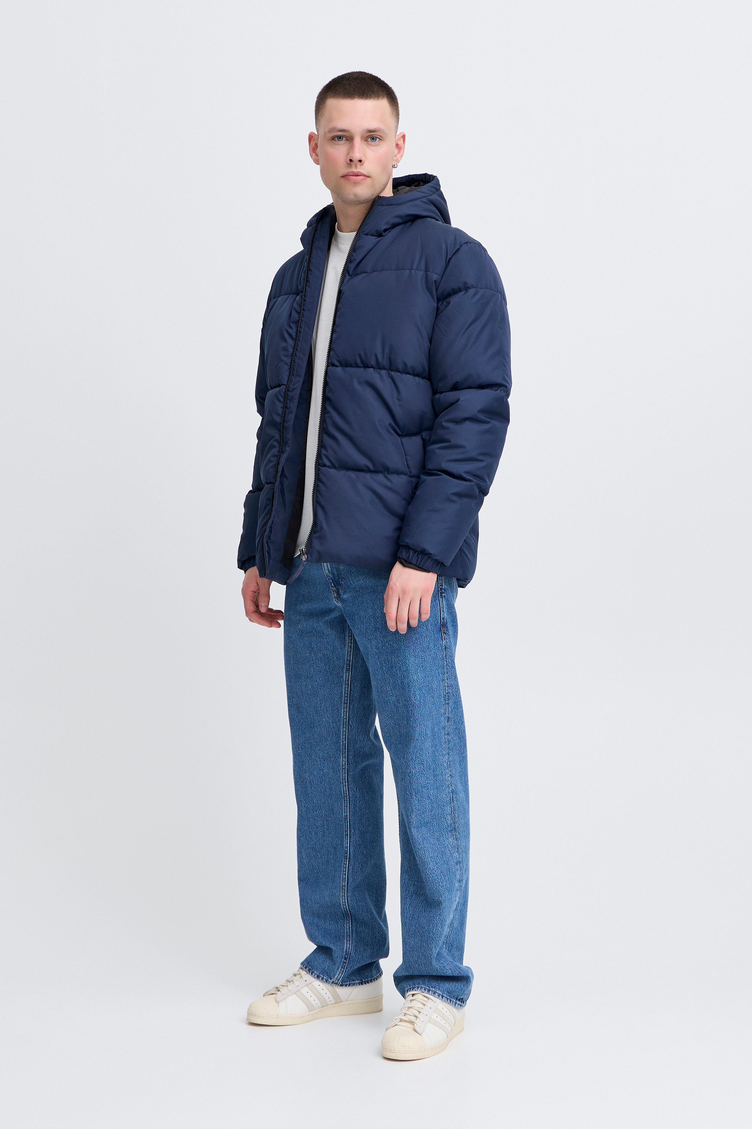 Blend Outdoorjacke BHELWIN hood jacket Regular Fit, aus Polyester und Kunstfaser, mit Reißverschluss