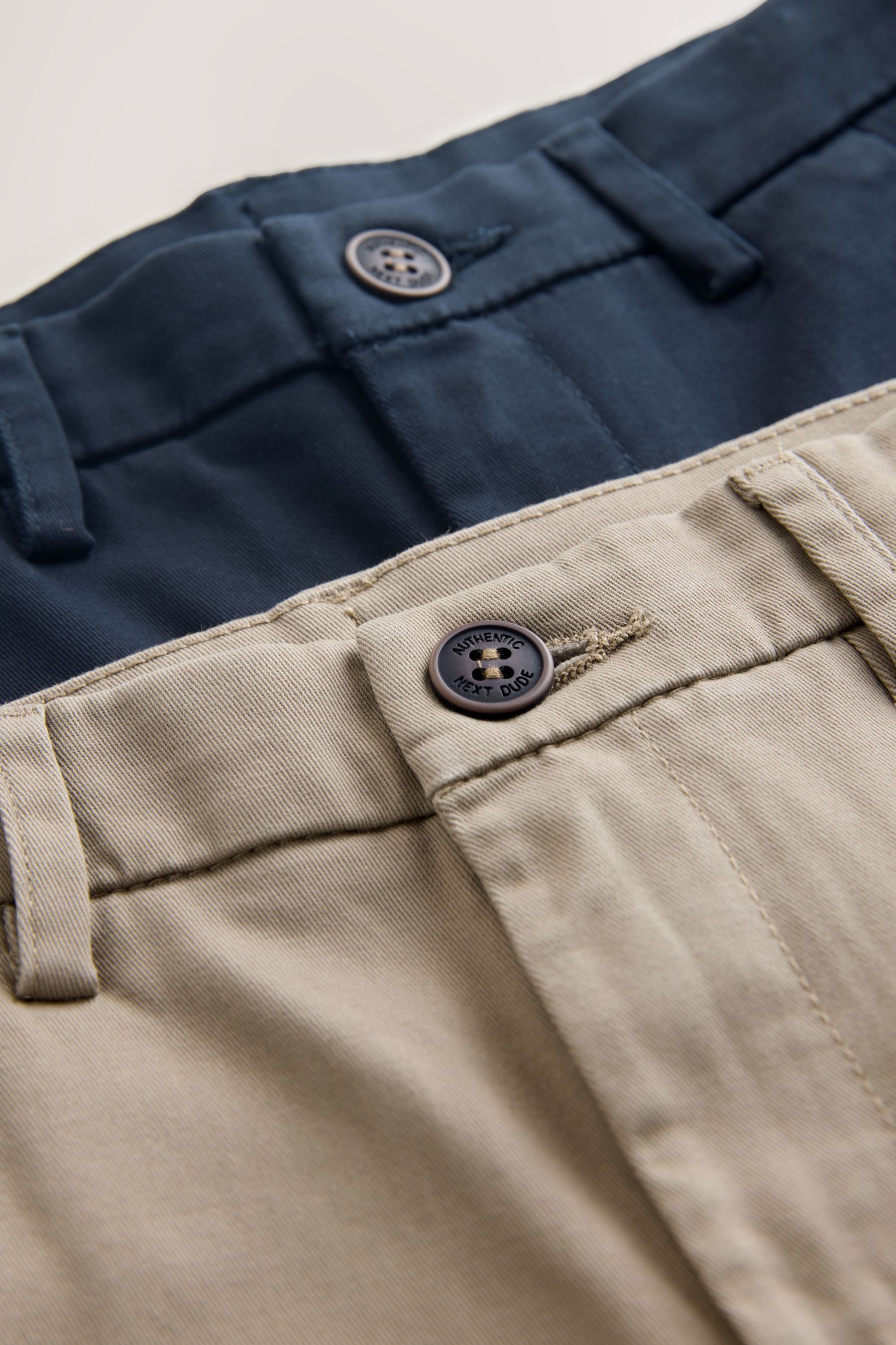Next Chinohose Chinohose mit Stretch, 2er-Pack (2-tlg)