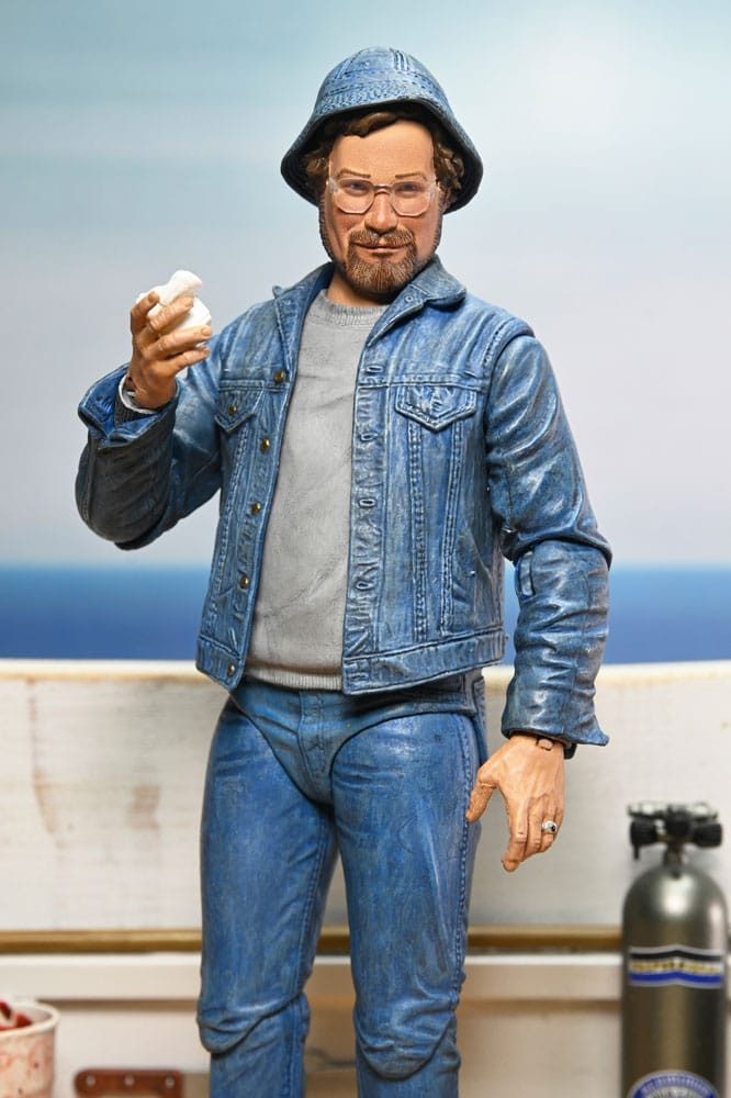 NECA Actionfigur Der weiße Hai Ultimate Matt Hooper Amity Arrival 50th 18 cm