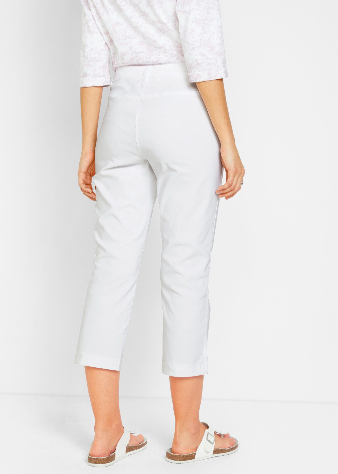 bonprix 7/8-Hose mit Elasthan-Anteil, Regular Fit, mit Bequembund