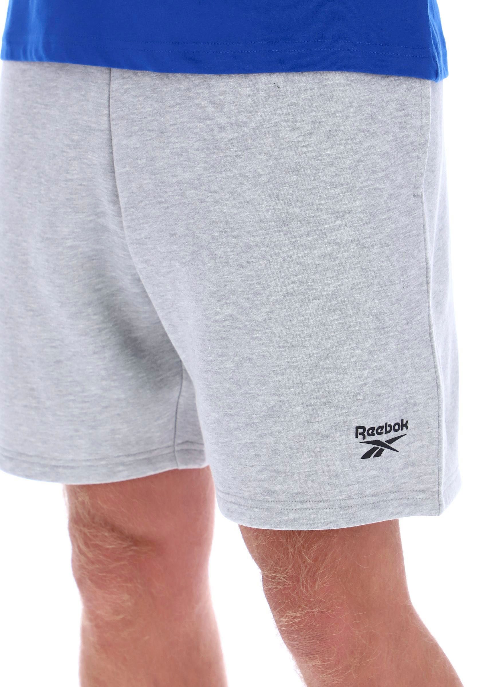 Reebok Sweatshorts MARCUS SMALL LOGO FLEECE SHORTS lockere Passform, mit elastischem Bund, sportlicher Stil